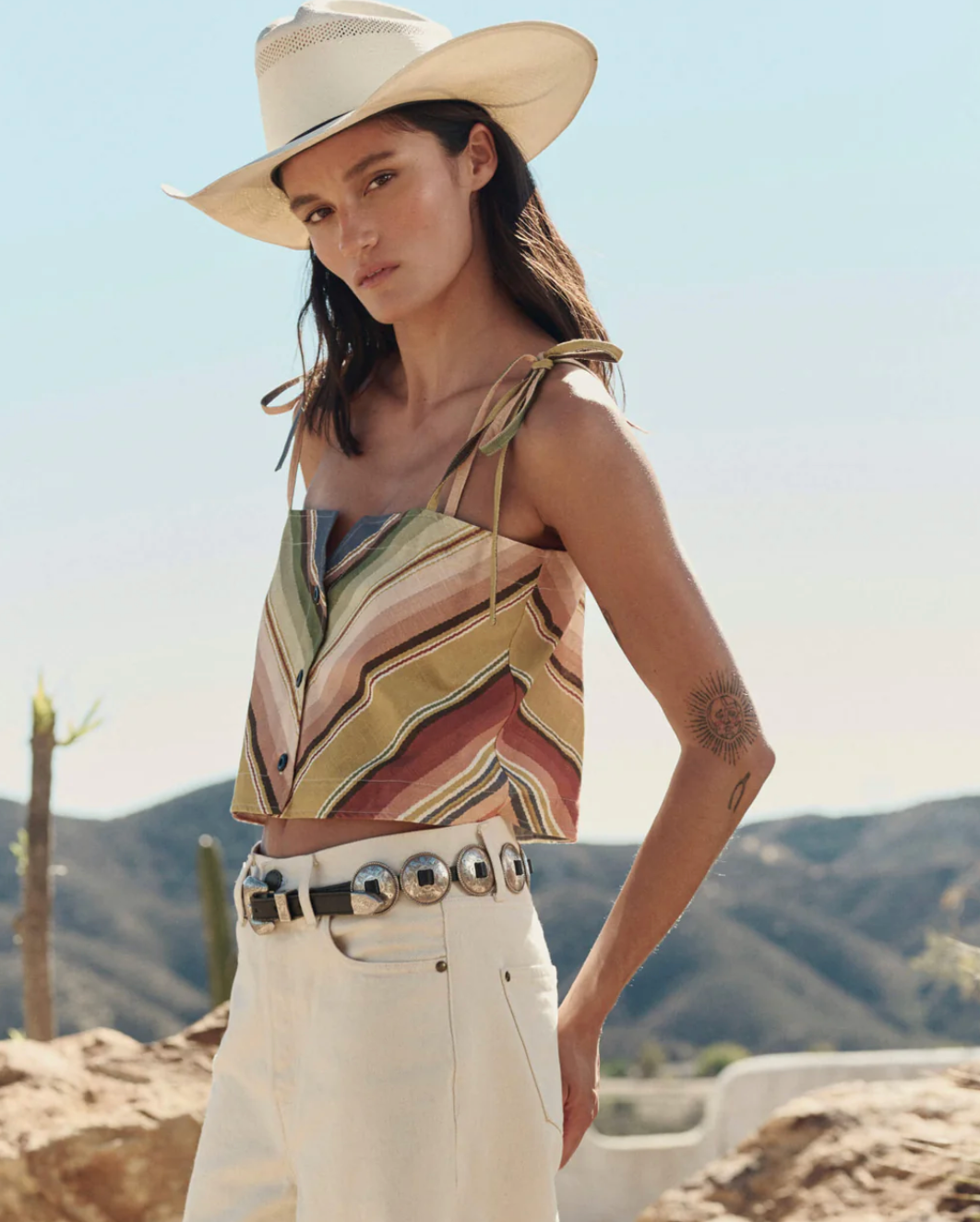 The Great. The Folio Tank in Davenport Stripe