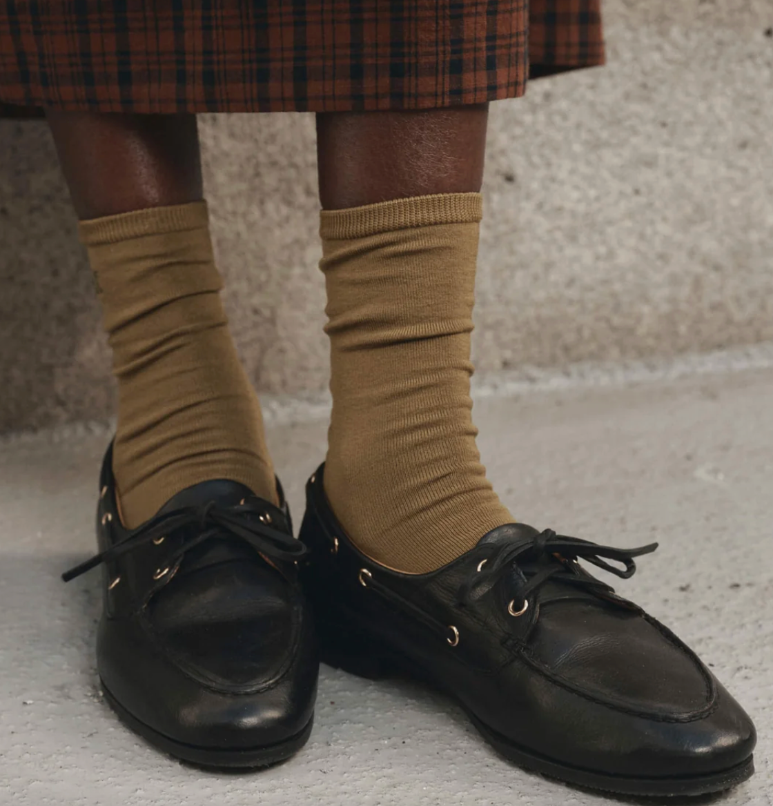 The Great. The Monogrammed Trouser Sock