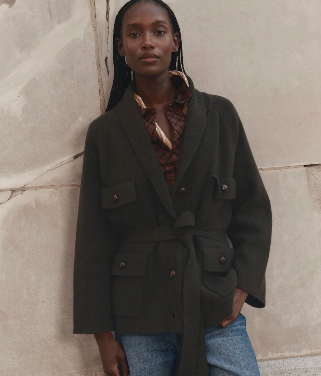 The Great. The Commander Riding Cardigan in Army