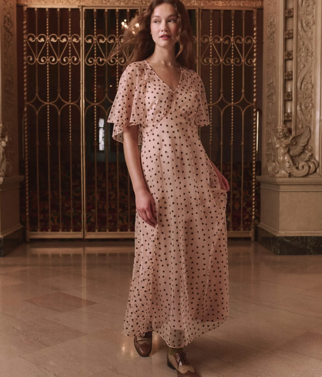 The Great. The Festal Dress in Pink Dot