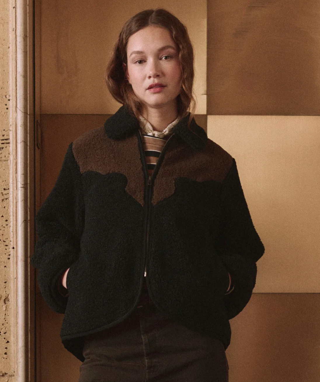 The Great. The Reversible Western Yoke Pasture Pasture Jacket