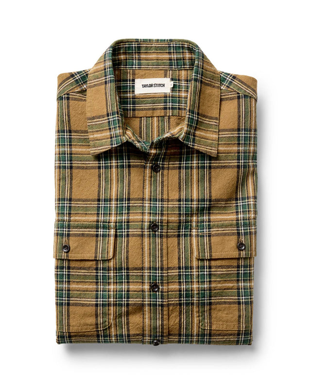 The Craftsman Shirt in Fern Plaid by Taylor Stitch
