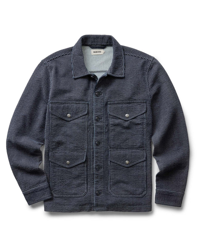 The Jackson Jacket in Rinsed Indigo by Taylor Stitch