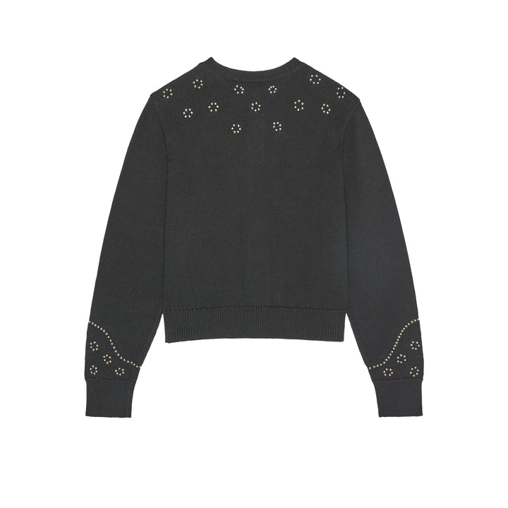 THE STUDDED CARDIGAN