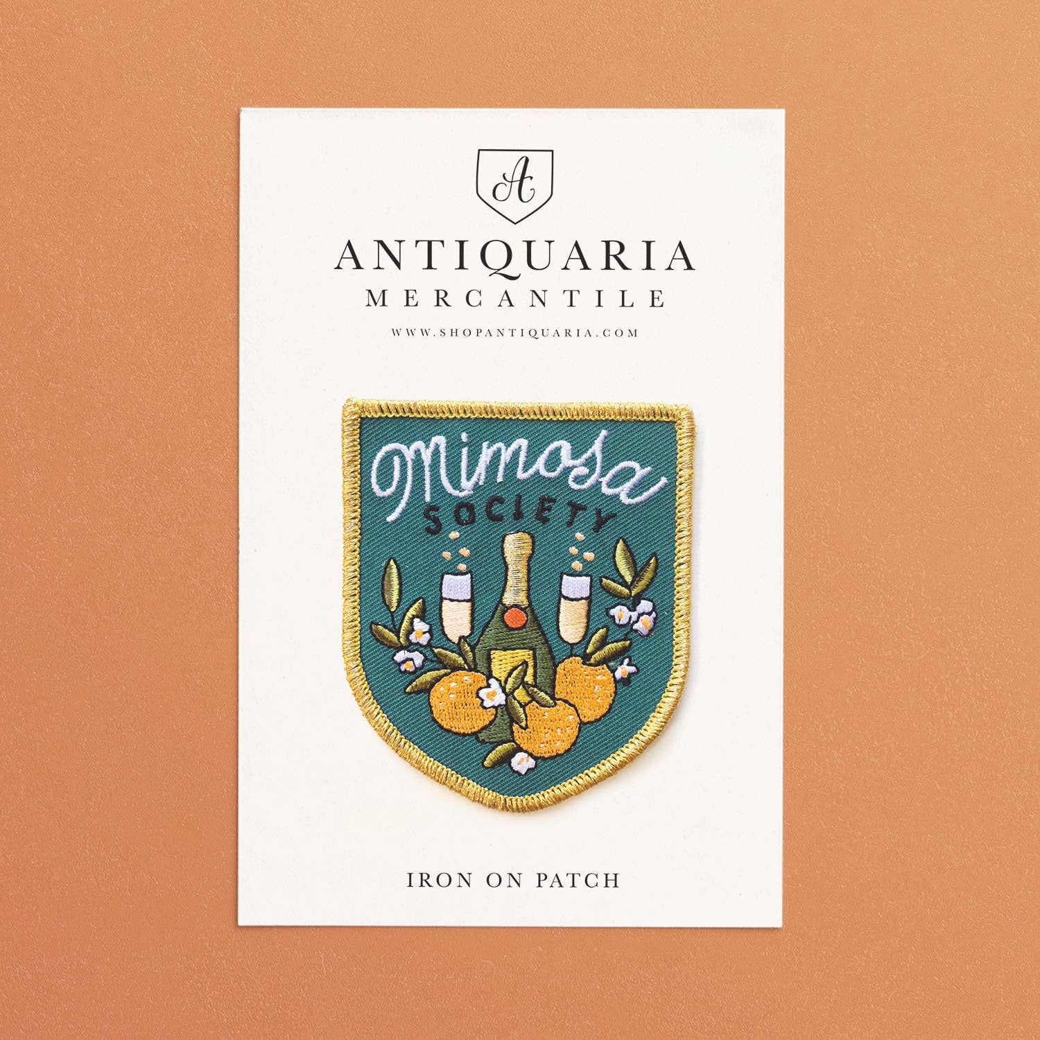 Mimosa Society Embroidered Patch