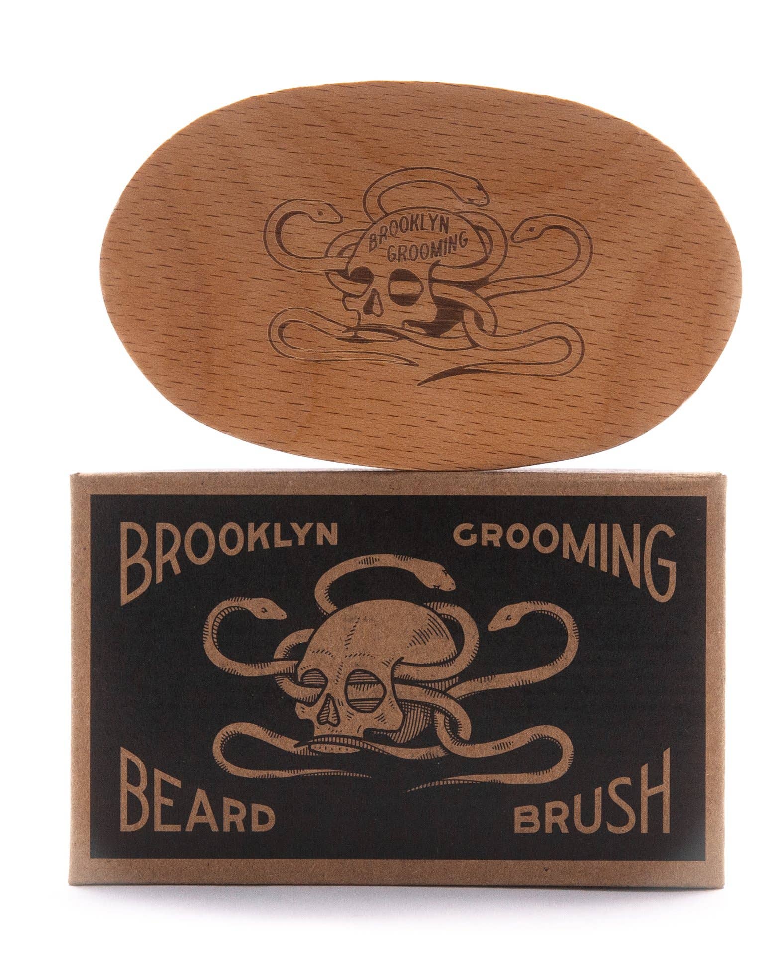 Beechwood and Boar bristle beard brush