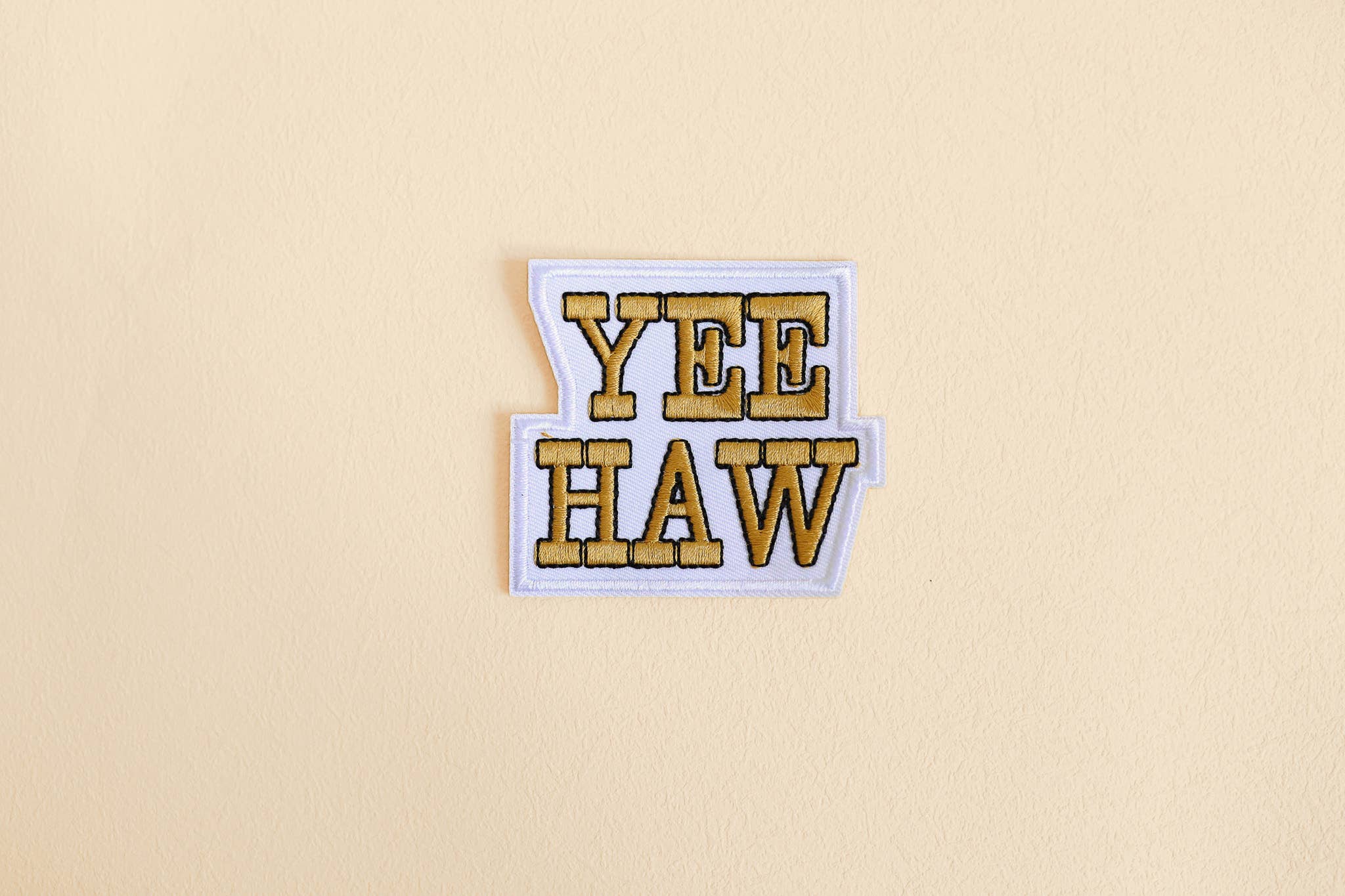 Yee Haw Iron On Patch, Hat Patch, Western Patches
