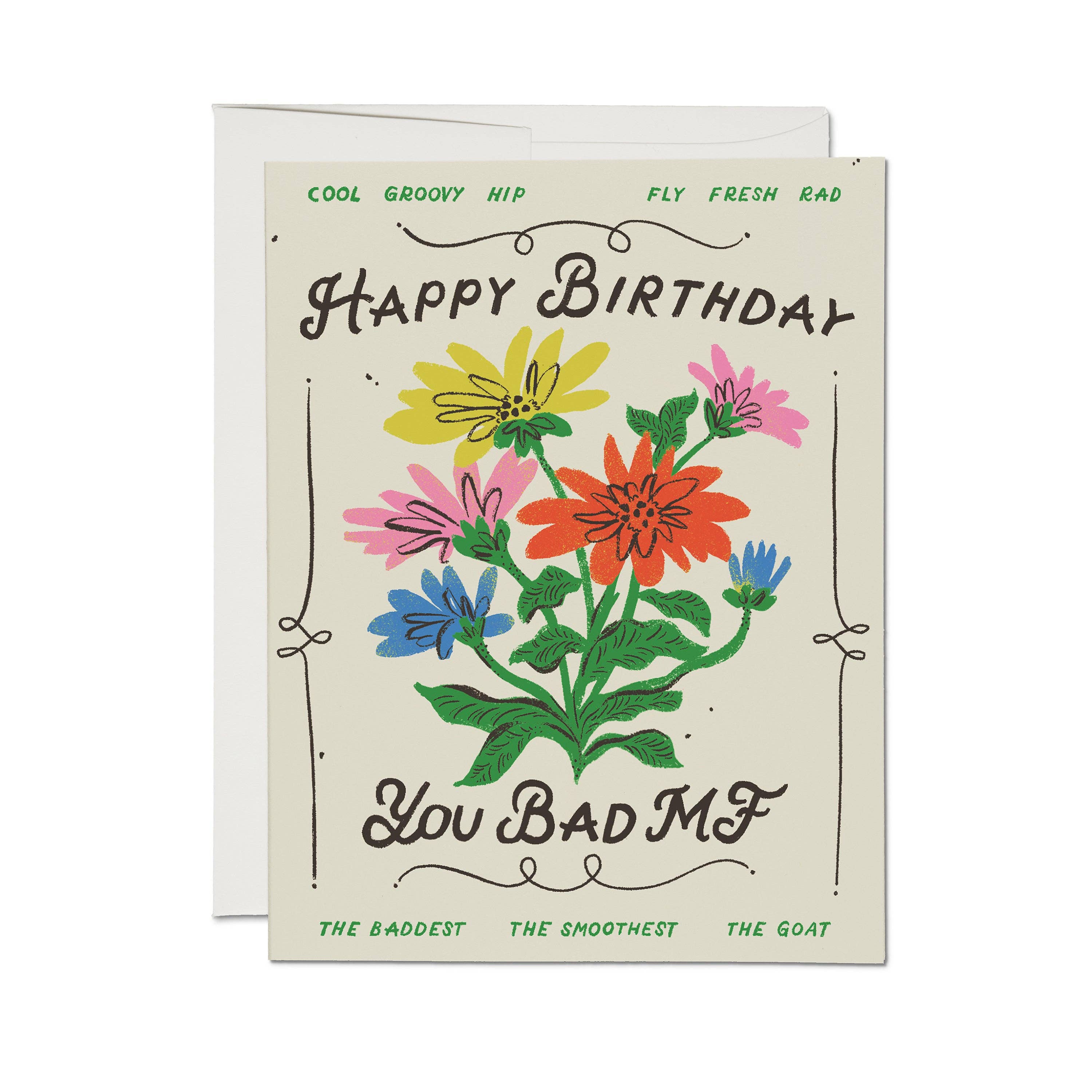 The Baddest Birthday greeting card