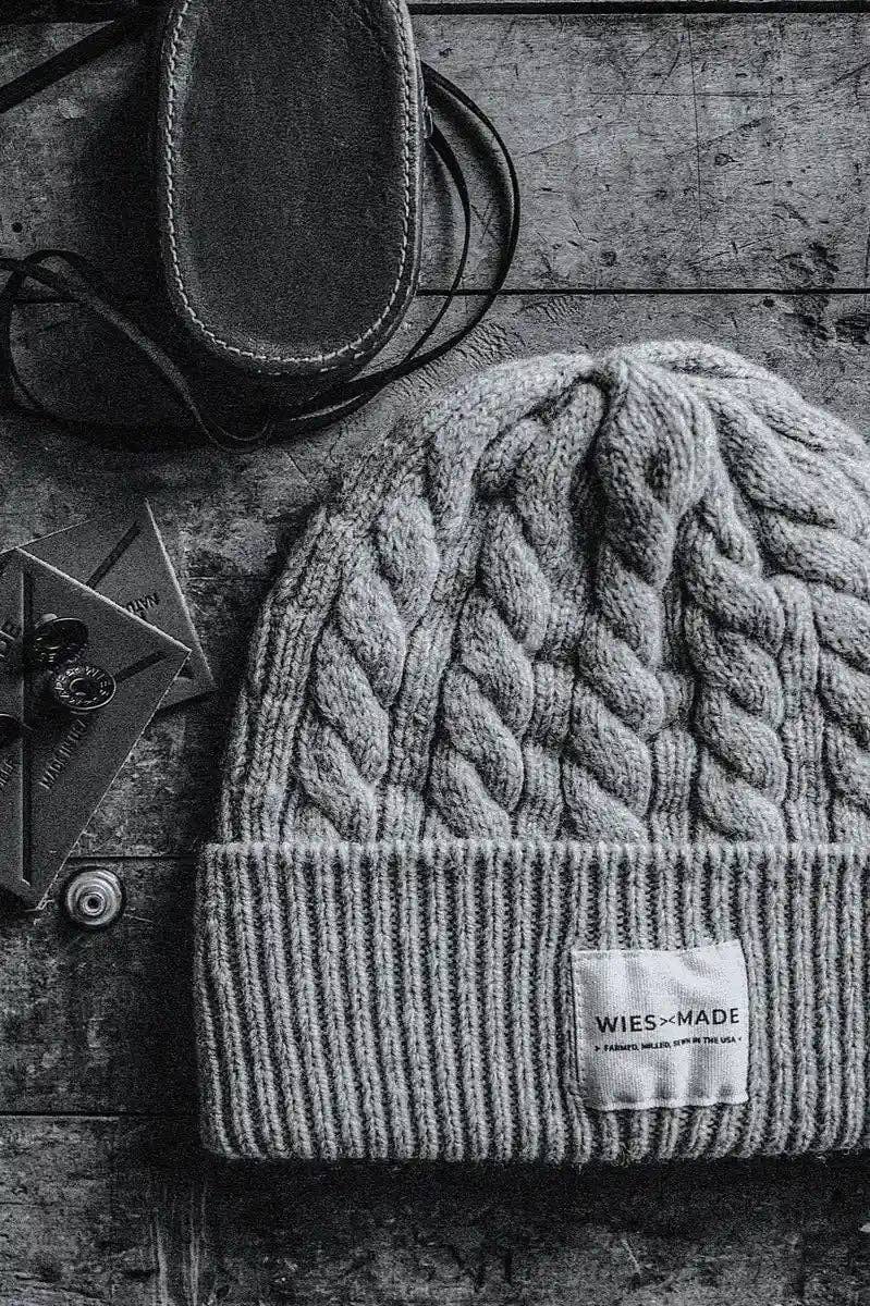 Wool Beanie | 100% American Made - Heather