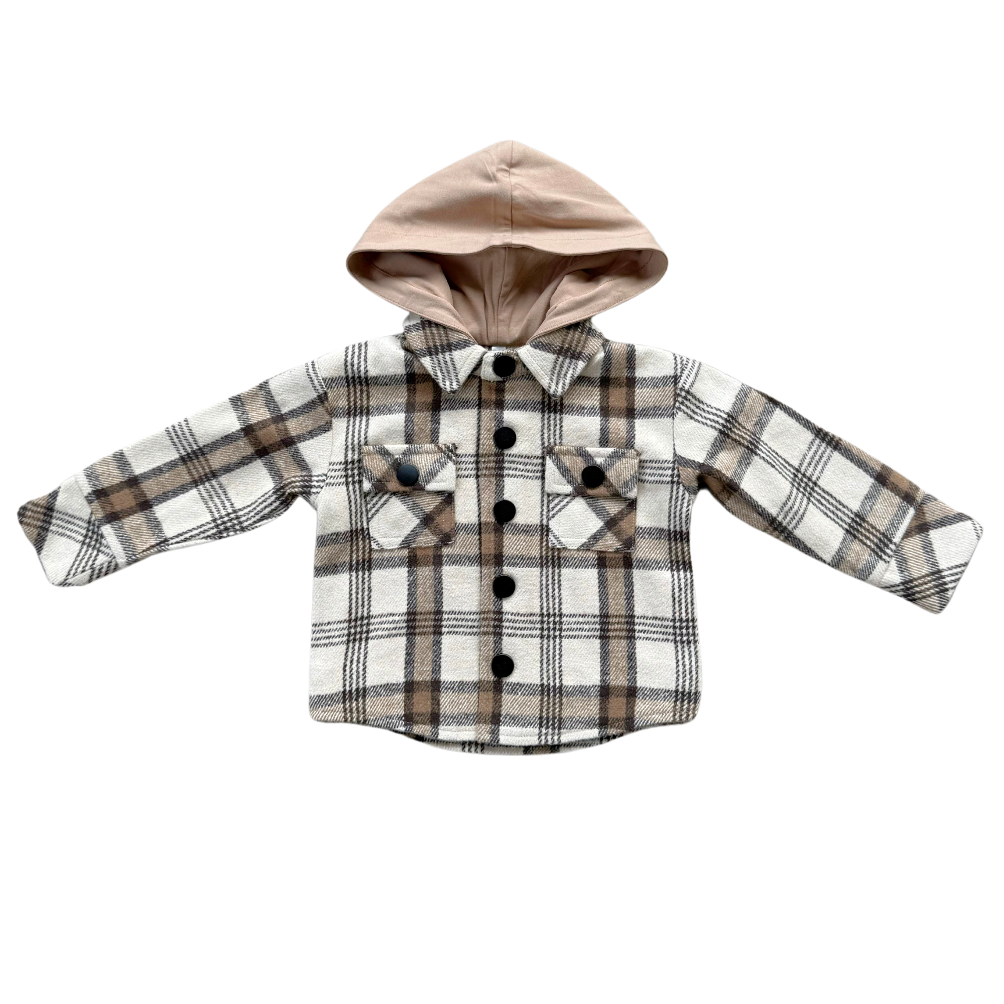 Baby/Kids Hooded Shacket Fall Winter