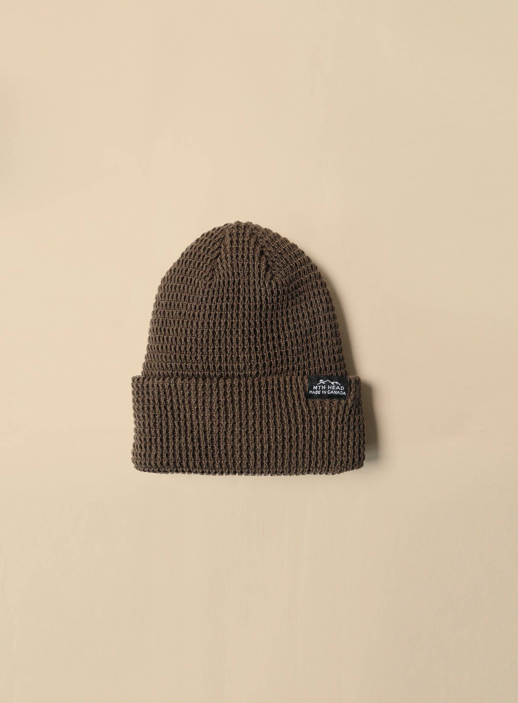 Waffle Toque - Dark Olive