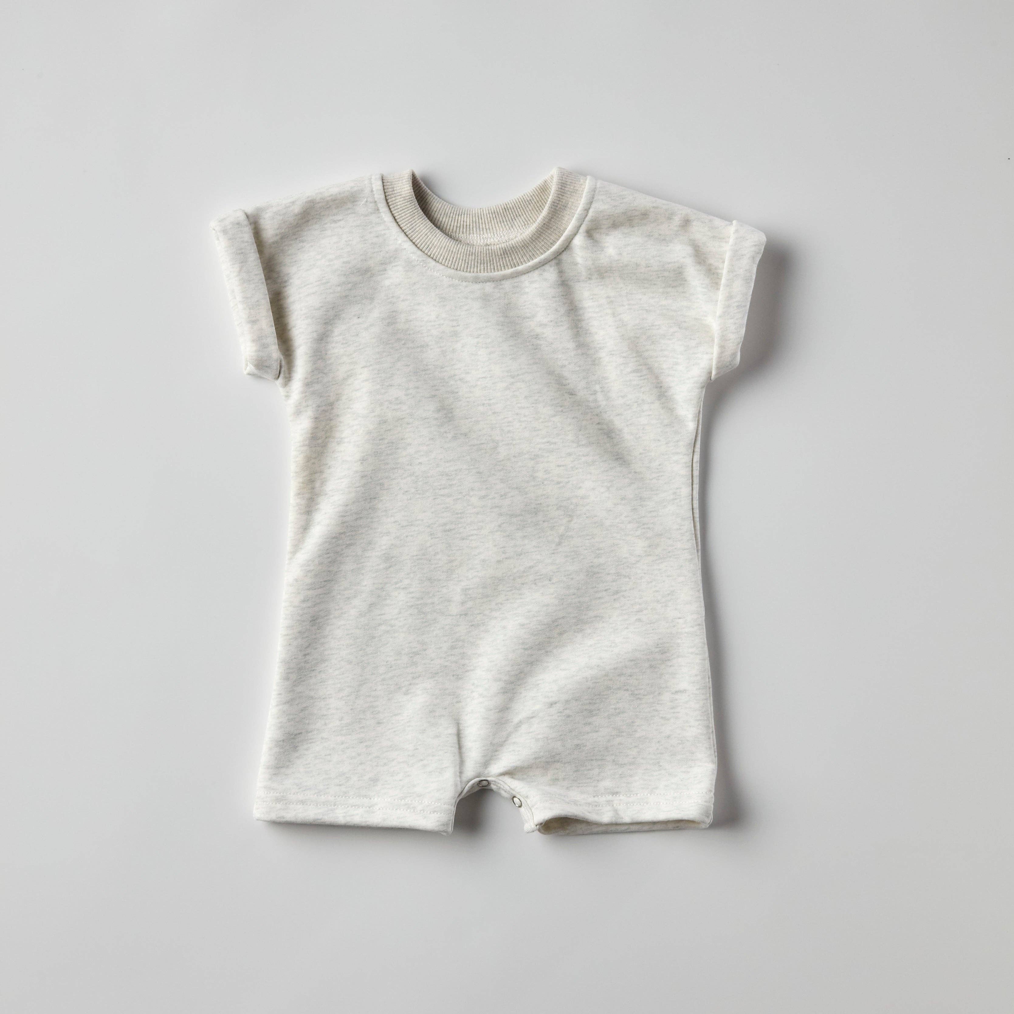 Ronnie Romper in Heather Grey