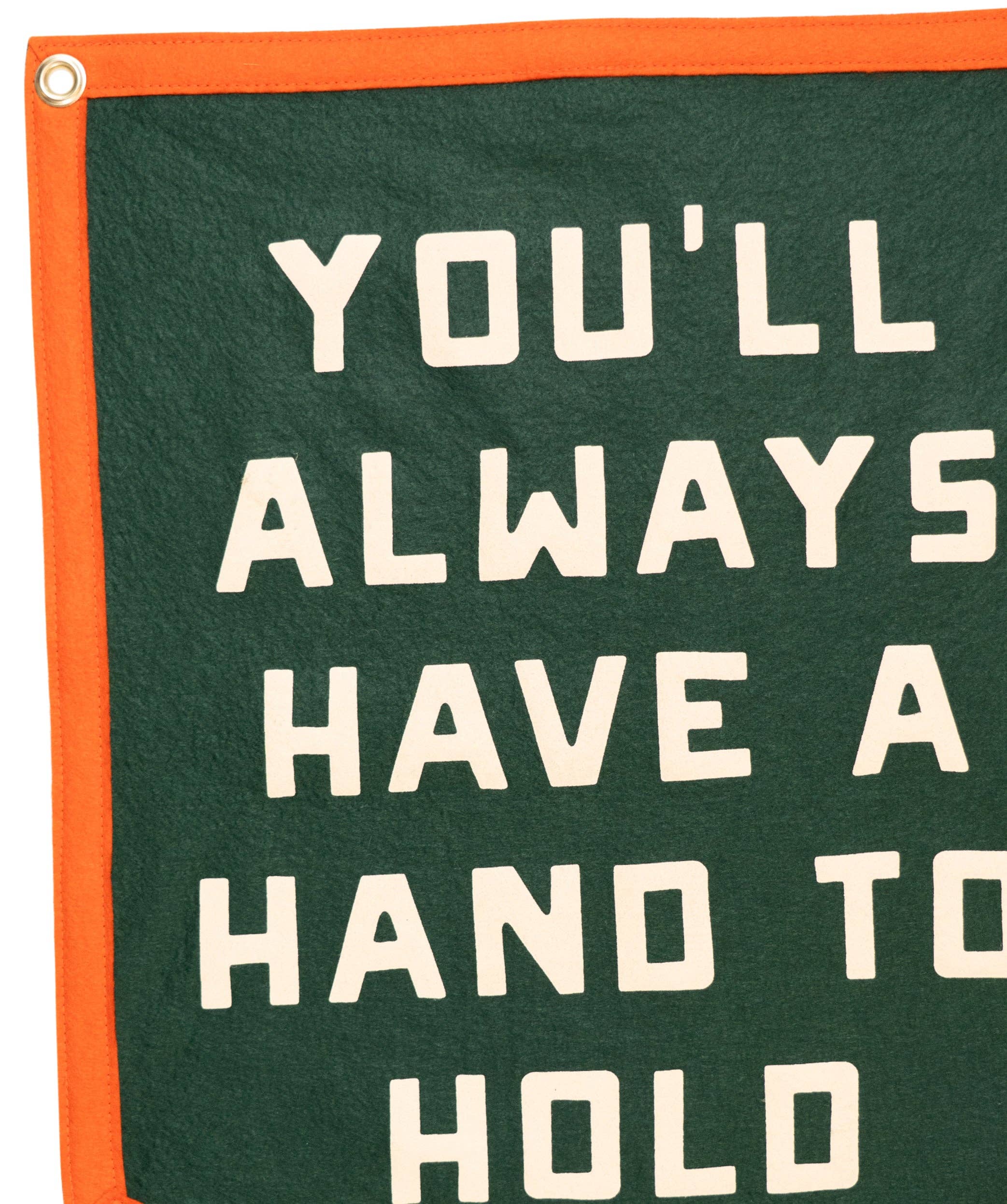 You'll Always Have A Hand To Hold Camp Flag • Billy Strings x Oxford Pennant