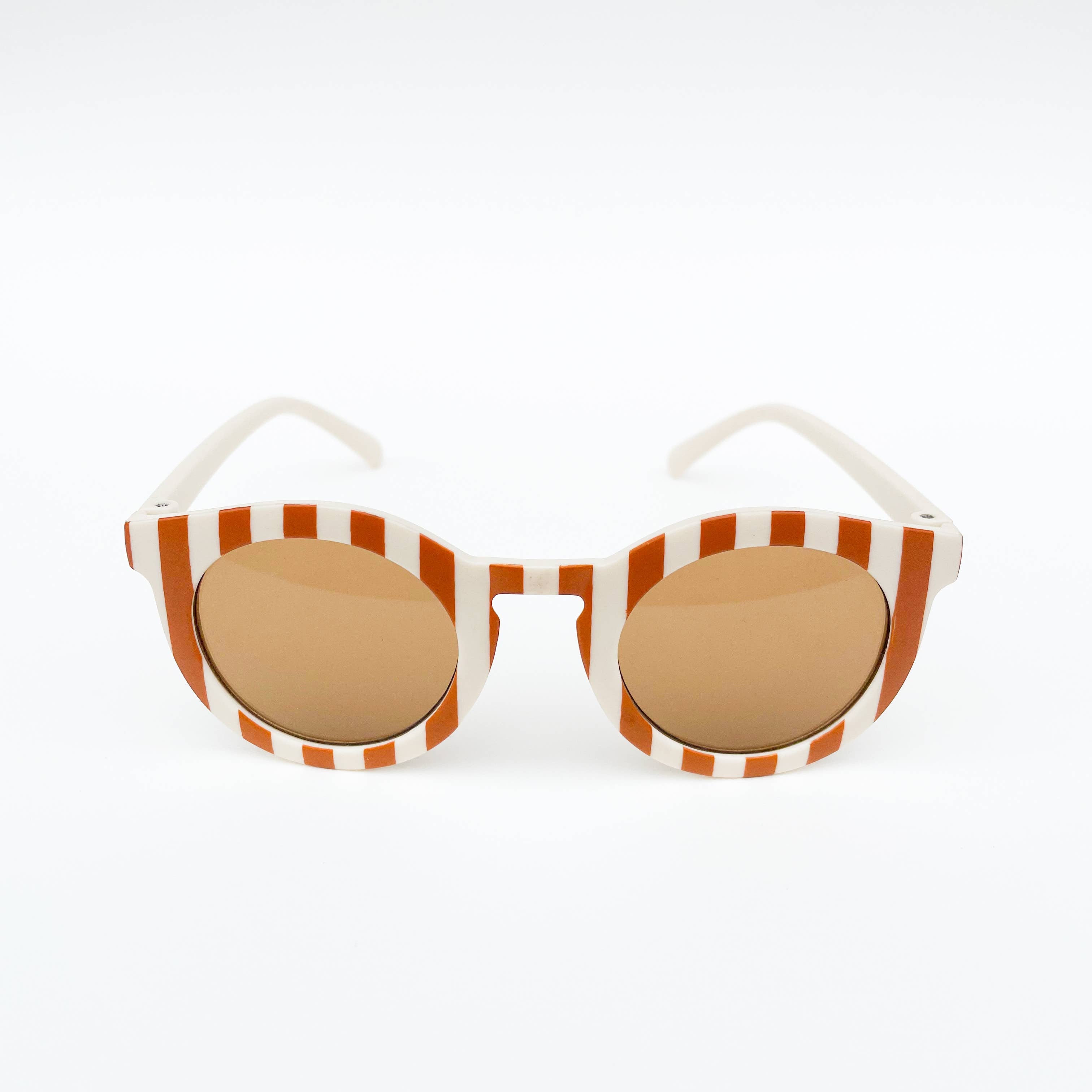Cabana Cream & Tan Stripe Kids Toddler Sunglasses