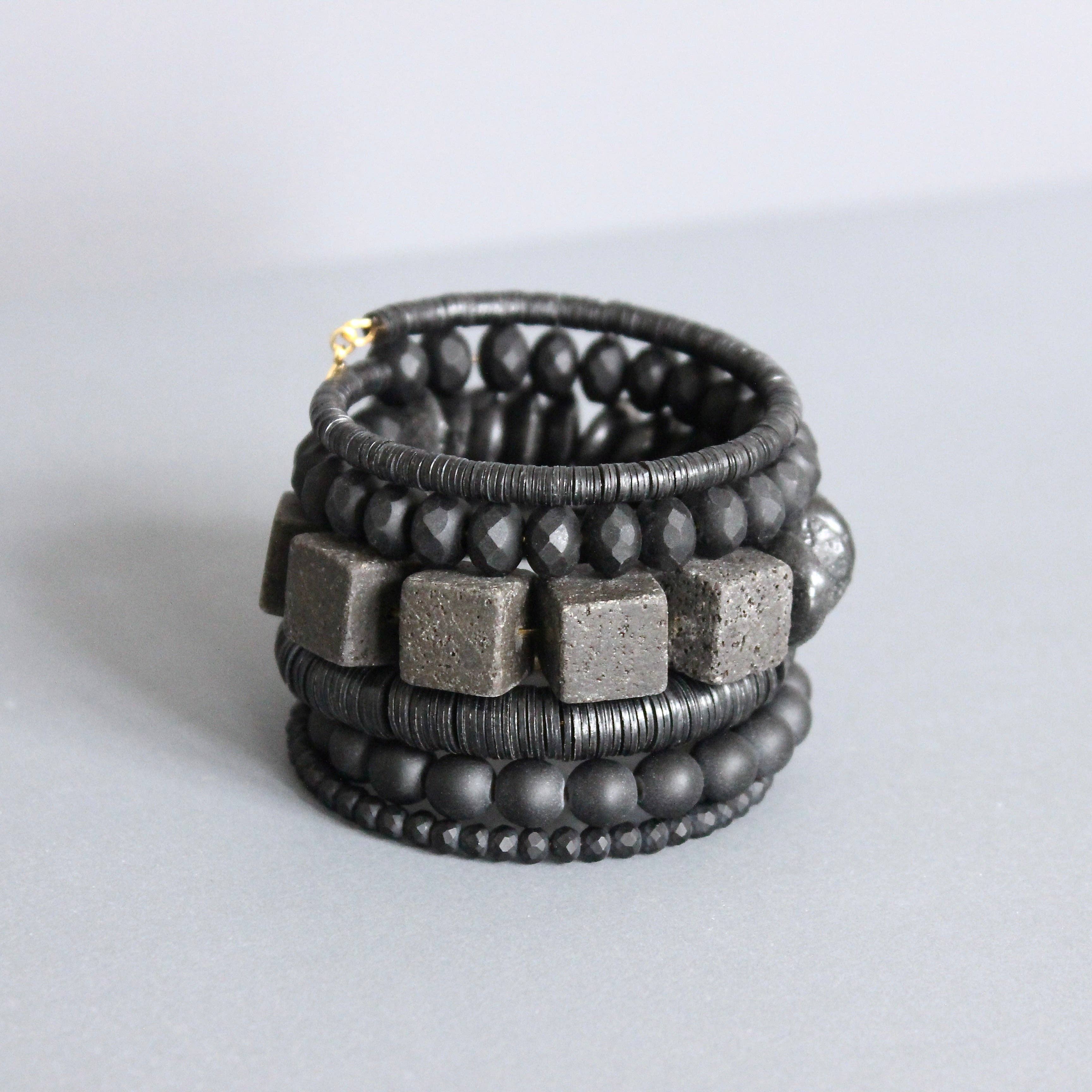 Black Wrap Bracelet