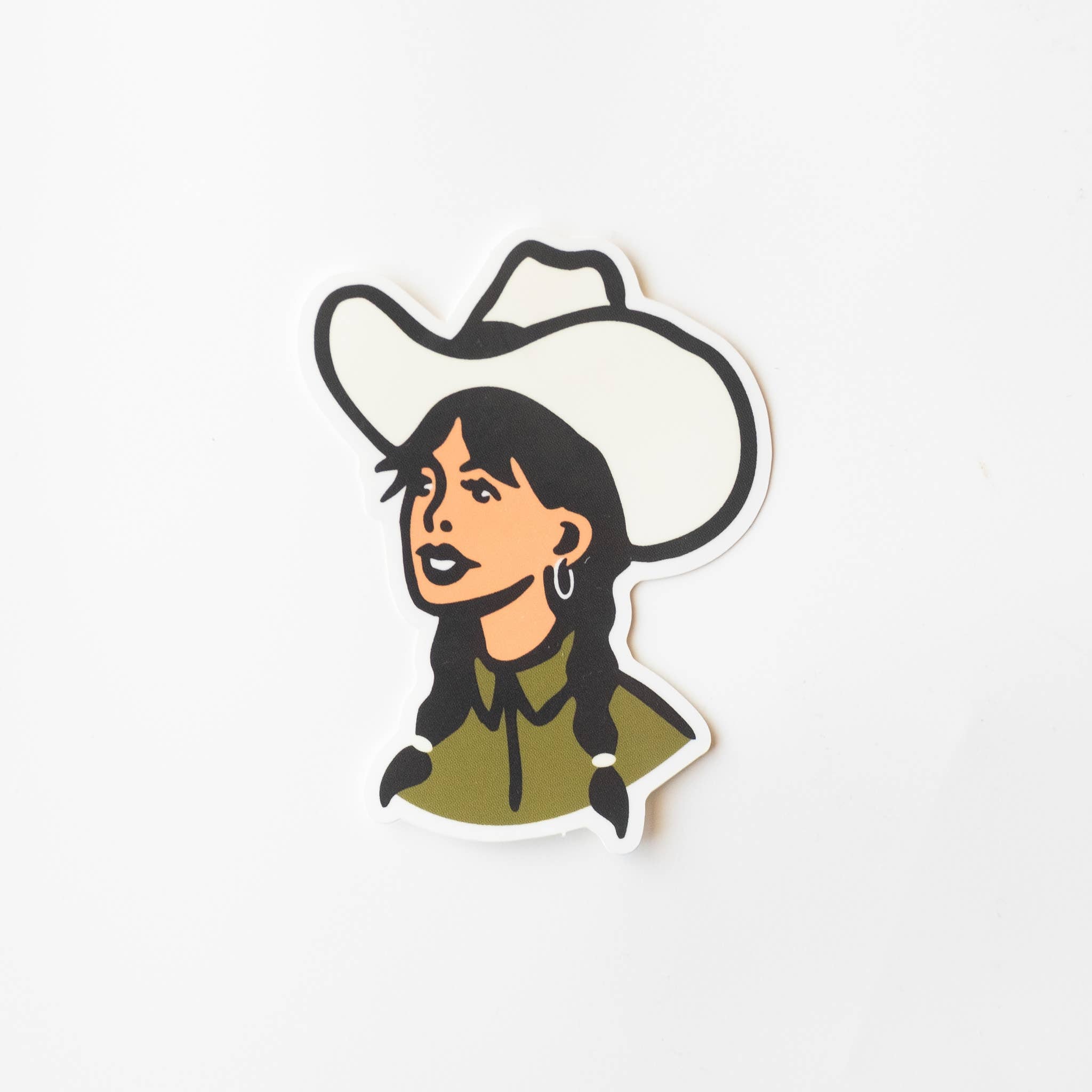 Country Cowgirl Vinyl Sticker