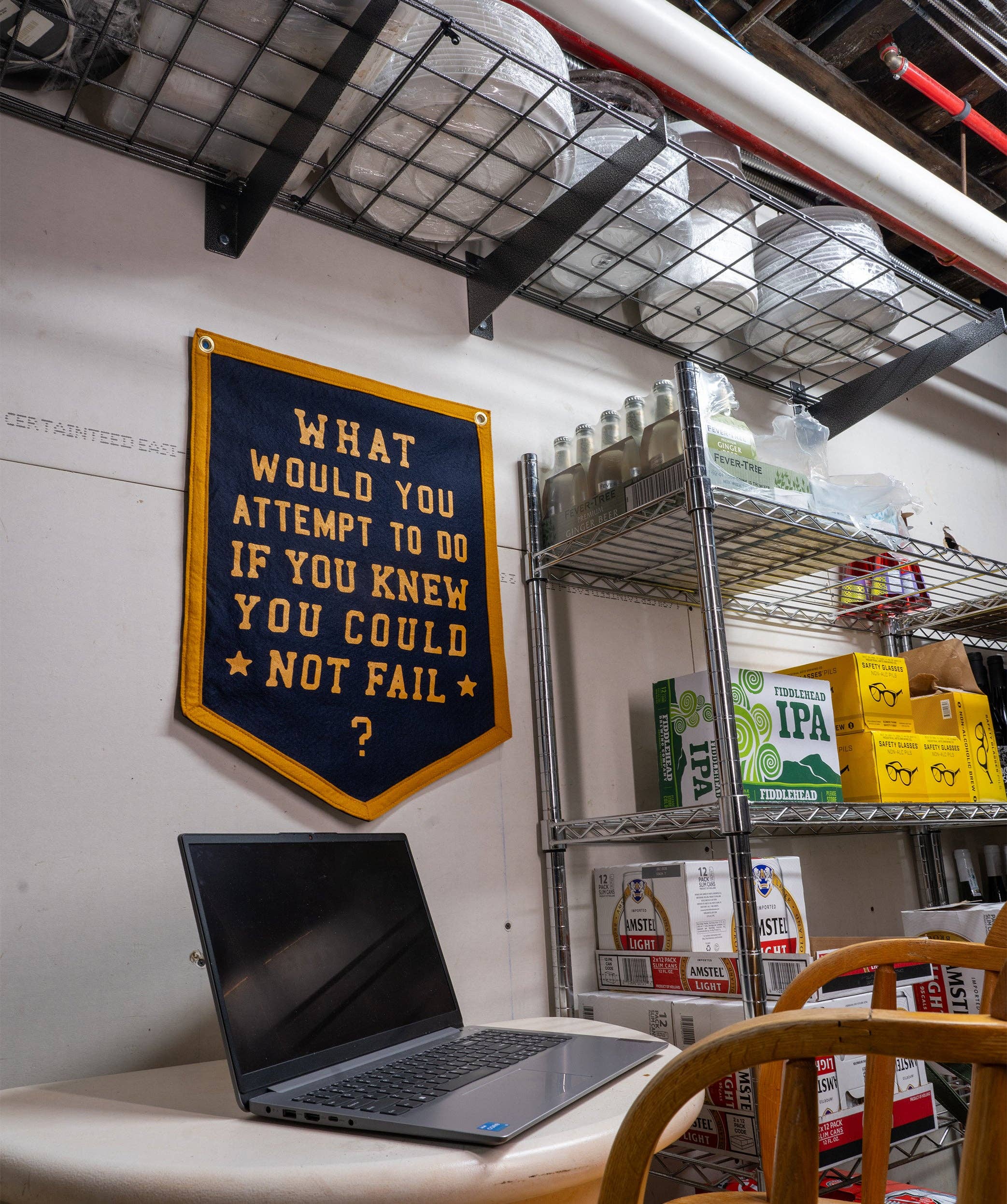 What Would You Attempt To Do Camp Flag • Unreasonable Hospitality x Oxford Pennant