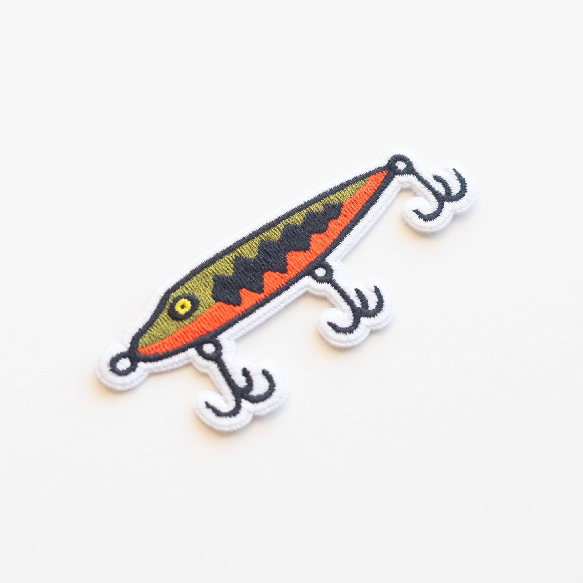Fishing Lure Embroidered Iron on Patch