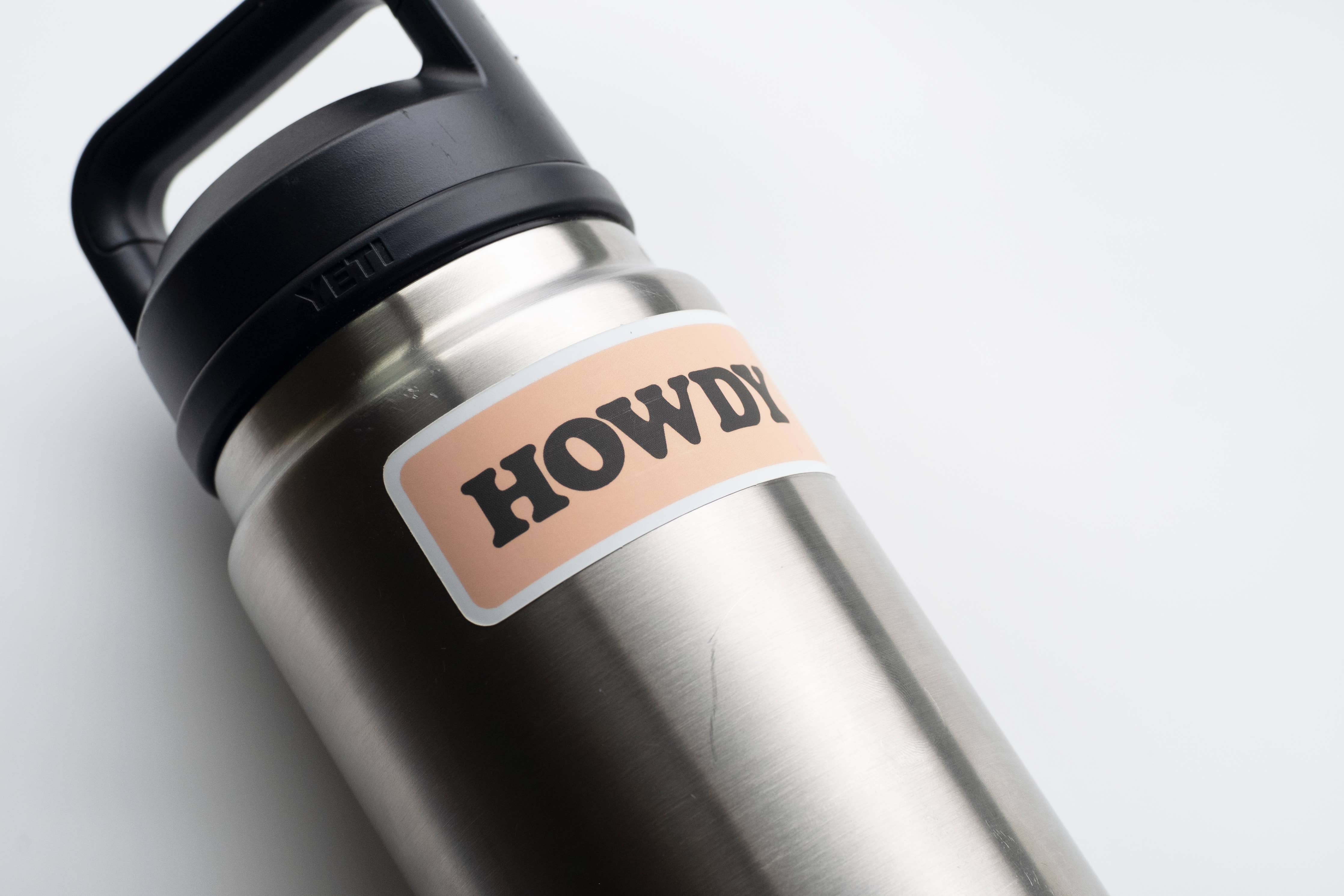 Howdy vinyl sticker