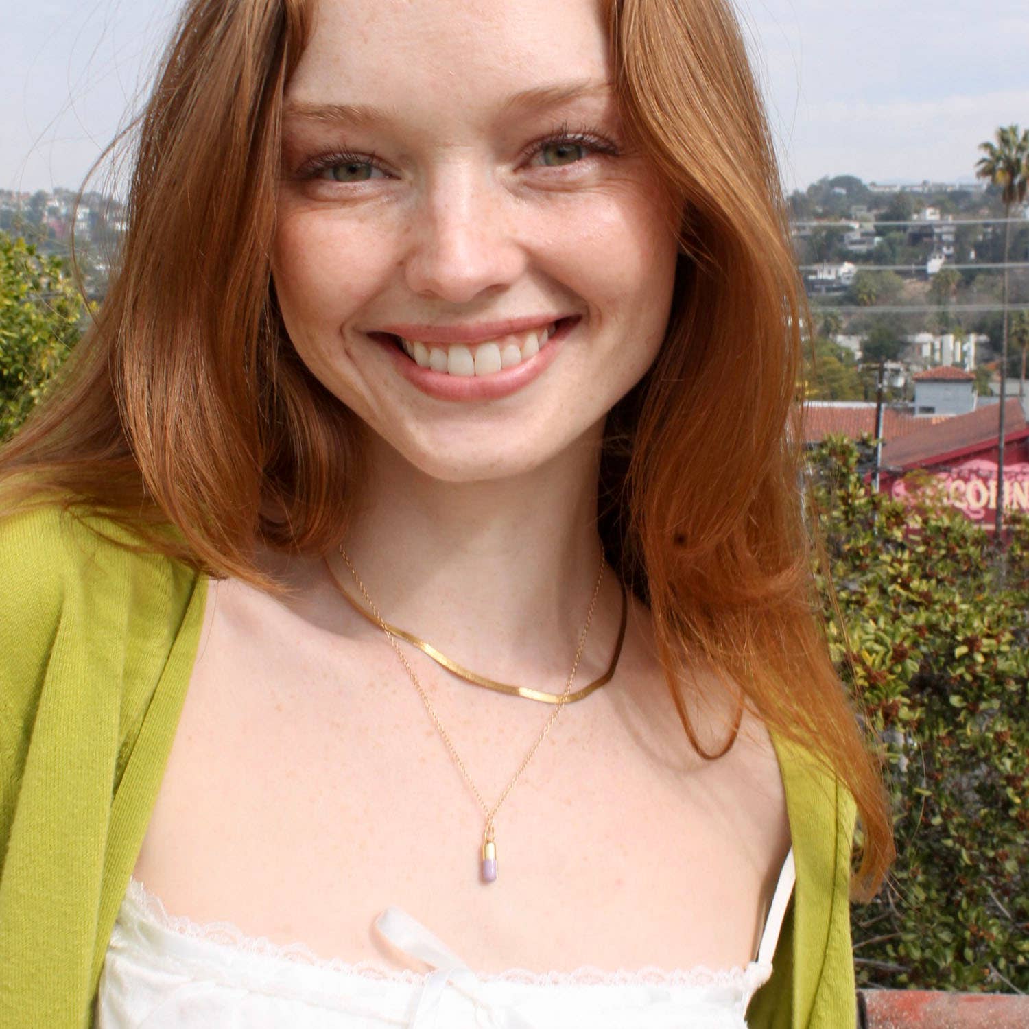 Herringbone Chain Necklace 18K Gold Vermeil | Sterling Silver 16-18 Inches Lobster Clasp Nickel Free Ships from CA