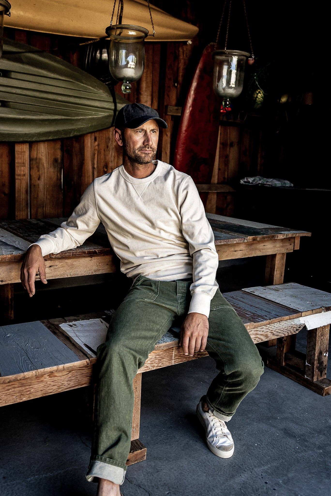 Scout Jean | Olive Denim Military Pant