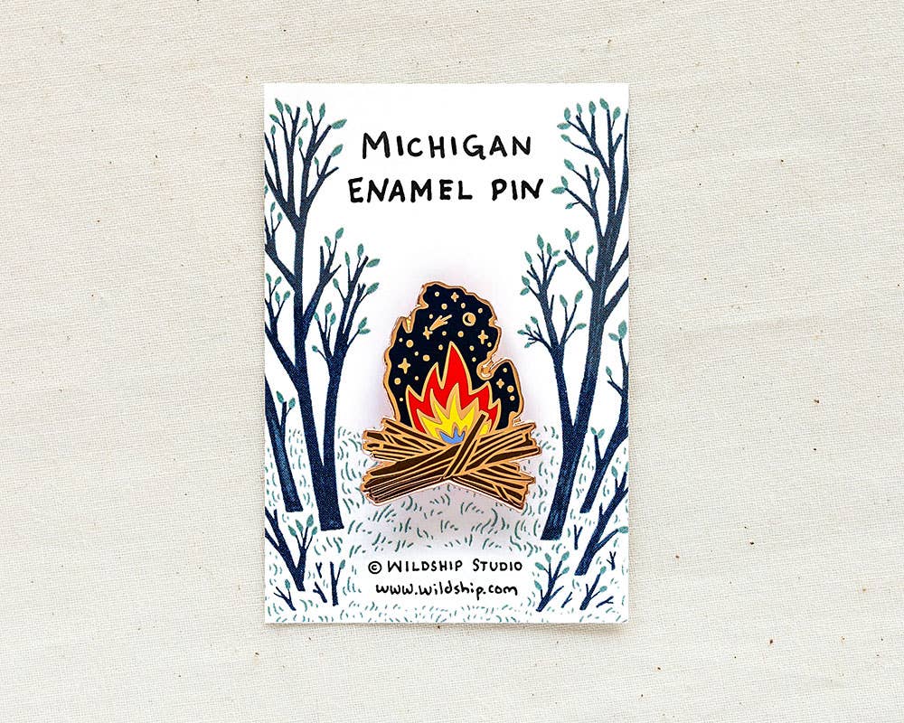 Michigan Enamel Pin