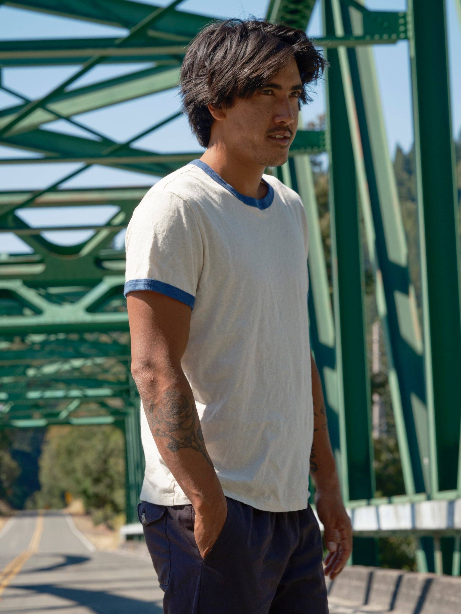 Mollusk- Hemp Ringer Tee