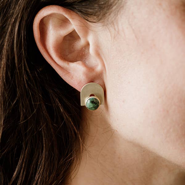 Commonform- Bali Studs // Turquoise