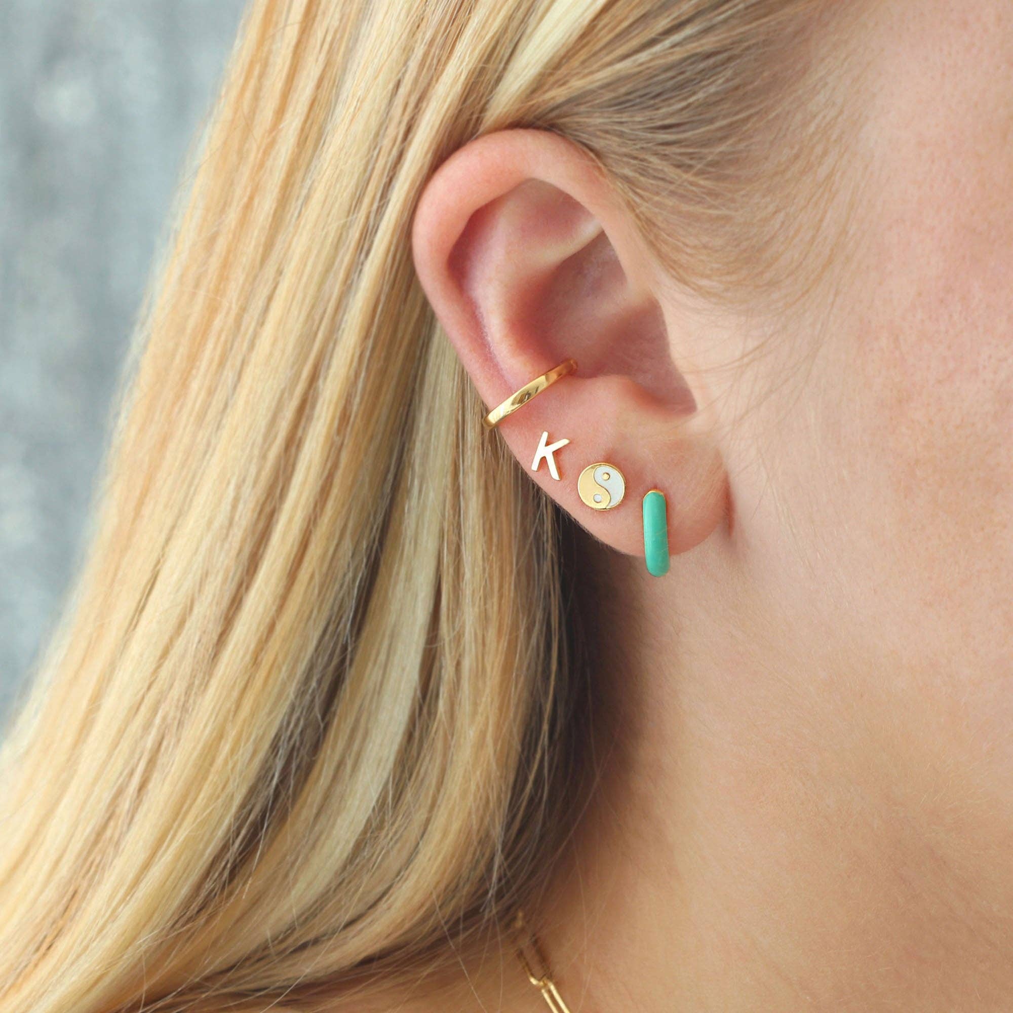 Enamel Huggie Hoop Earrings 18K Gold Vermeil | Sterling Silver 12mm Hoops Multiple Colors Hinge Closure Nickel Free Hypoallergenic Ships from CA