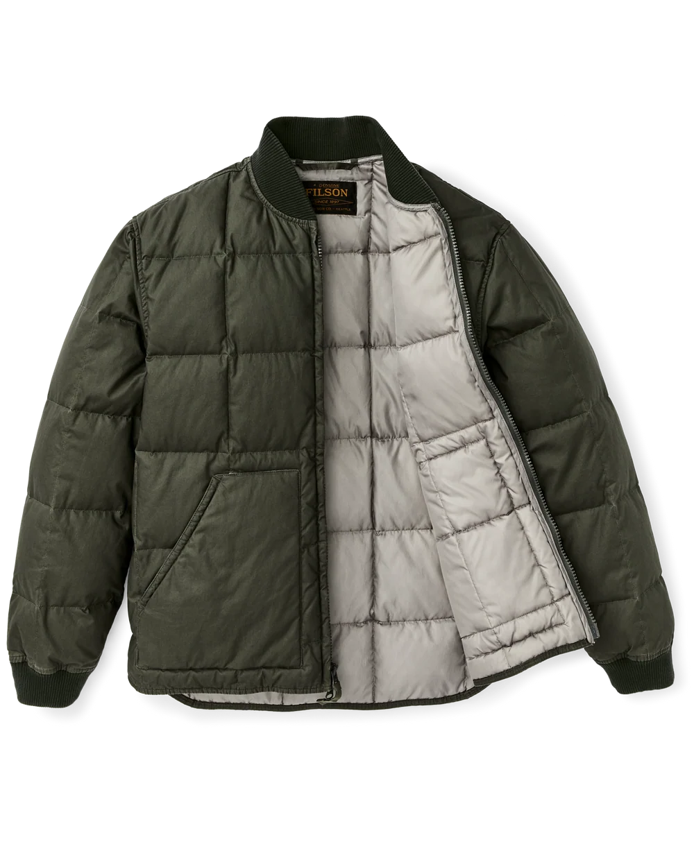 Heritage Cotton Down Jacket in Beluga