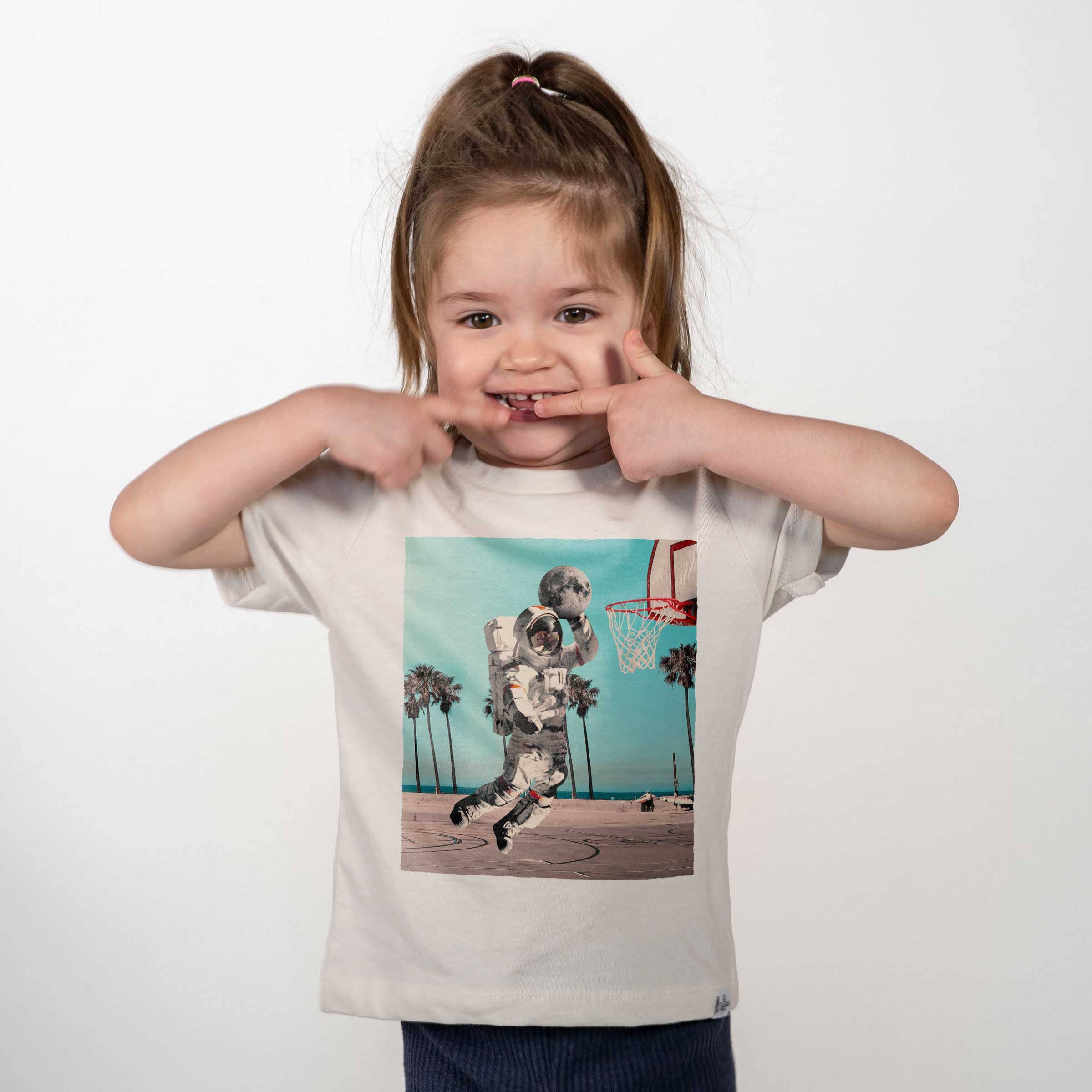 Kids Astro Dunk T-Shirt Space Graphic Tee