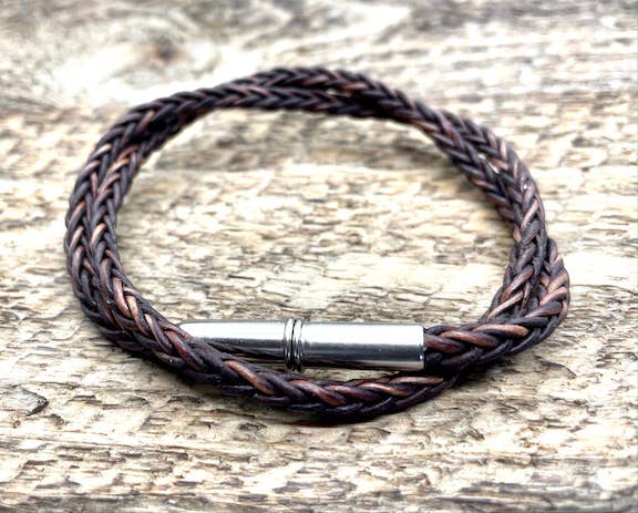 Flint Silver Braided Bracelet *Limited Supply*