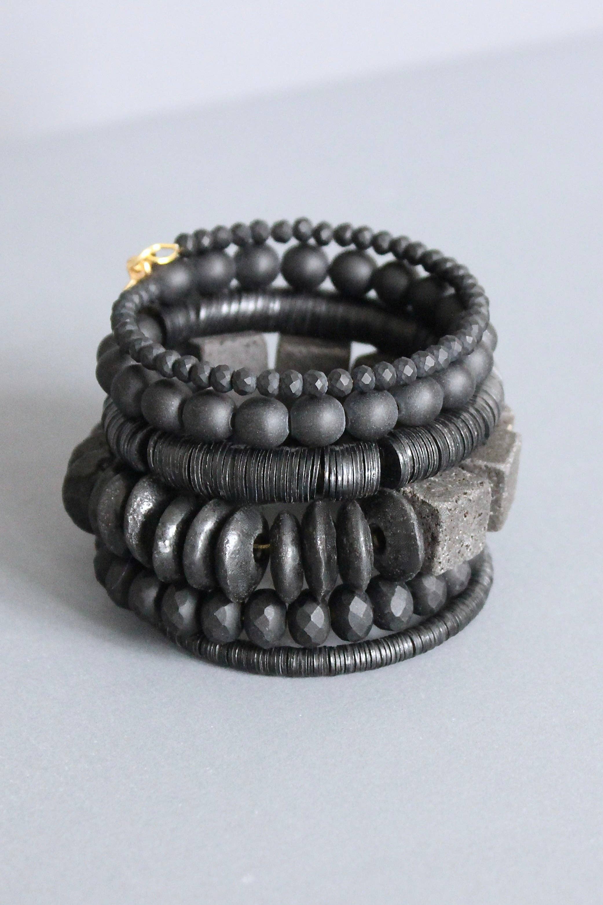 Black Wrap Bracelet