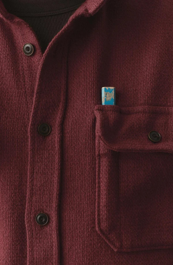 Taylor Stitch - The Division Shirt in Black Cherry