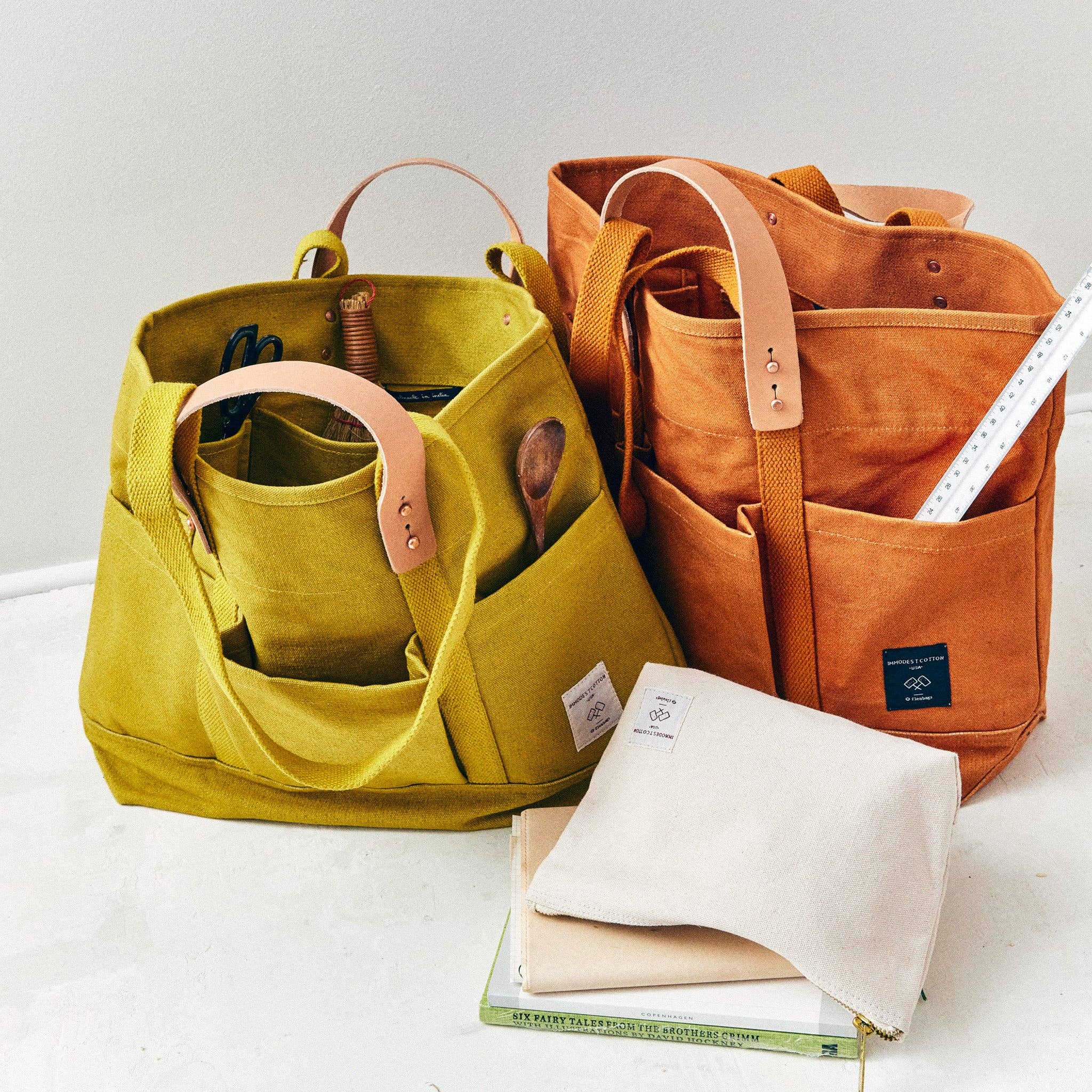 IMMODEST COTTON- Construction Tote | Mustard Seed