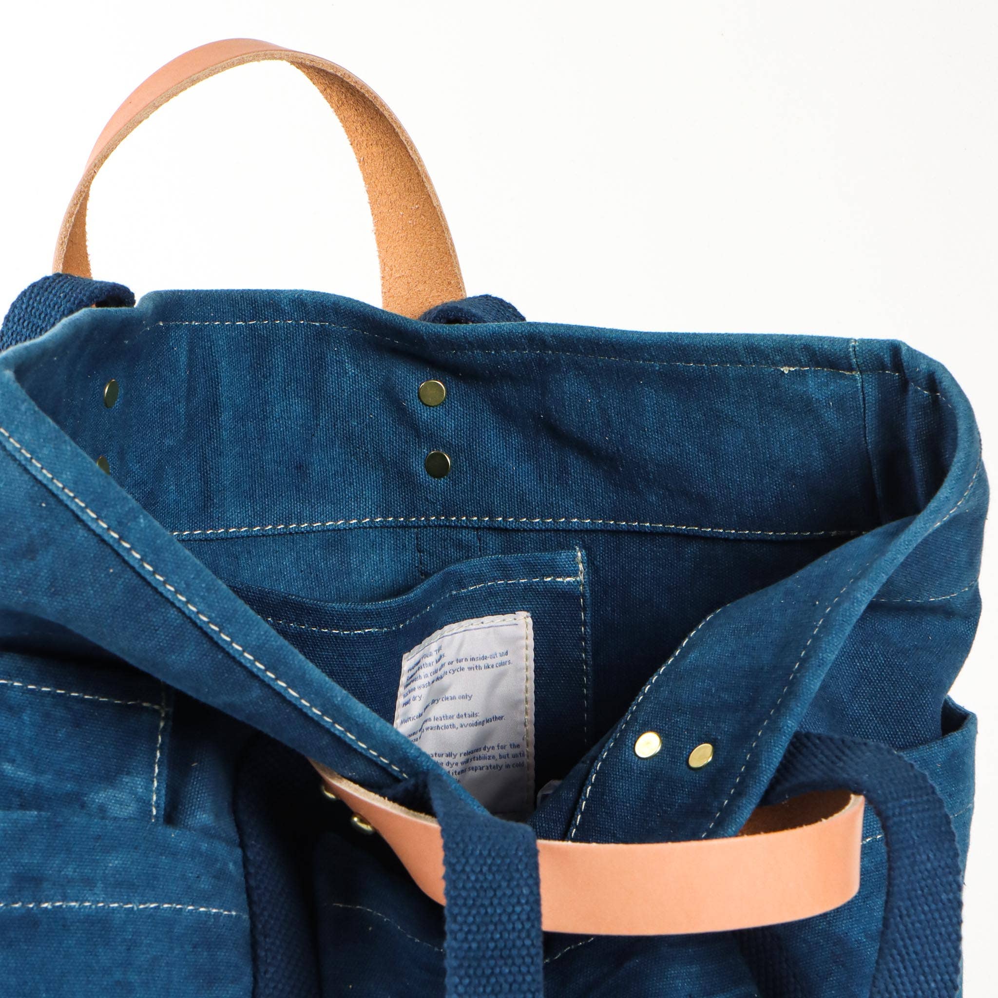 IMMODEST COTTON- Construction Tote | Indigo