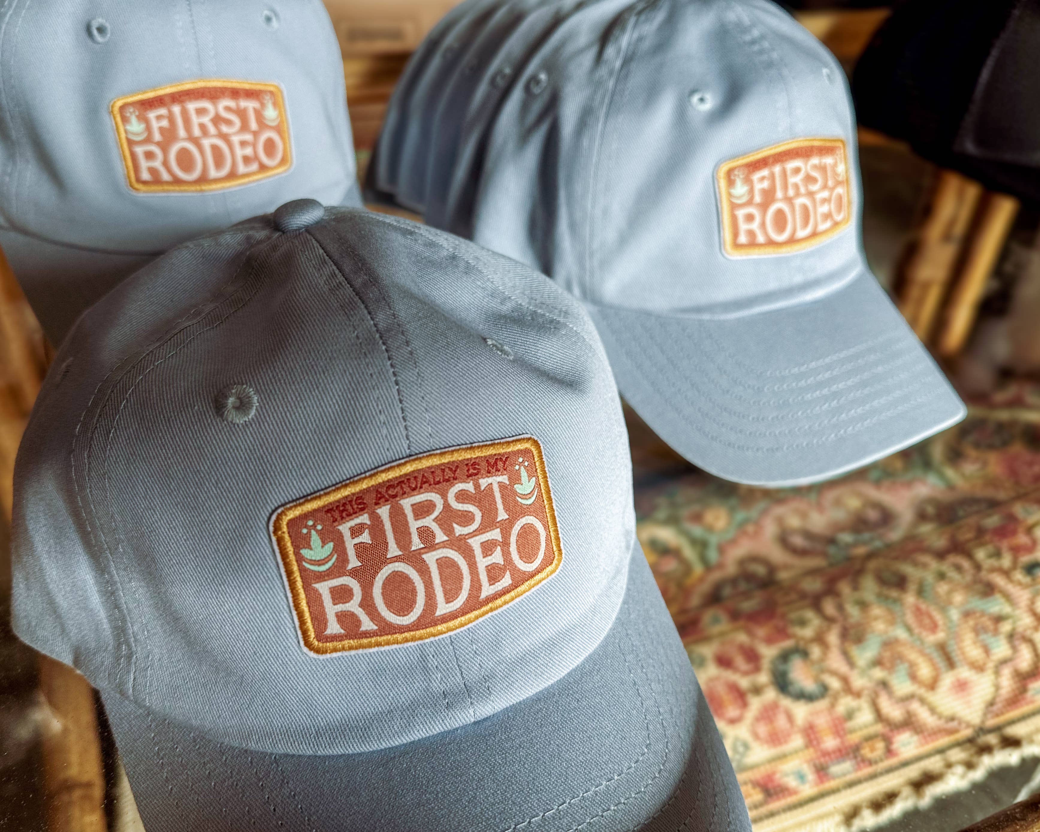 Actually My First Rodeo Kids Hat
