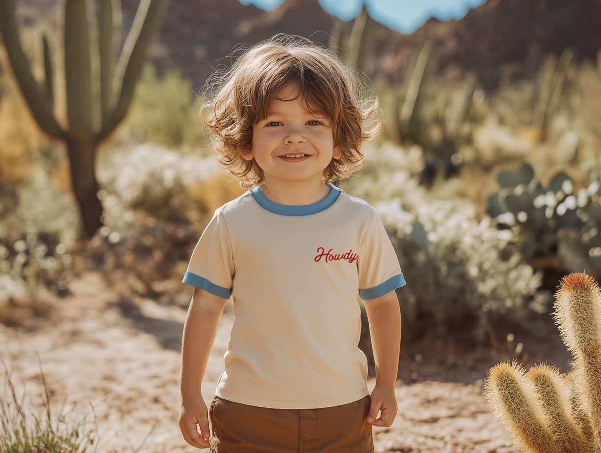 Howdy Vintage Ringer (Youth)