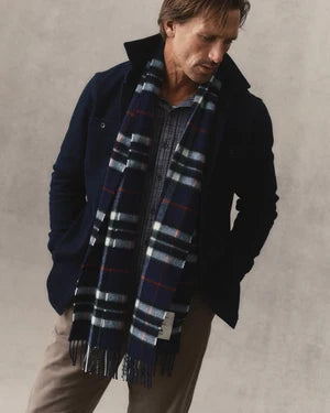 Taylor Stitch - The Fireside Scarf in Eddy Plaid