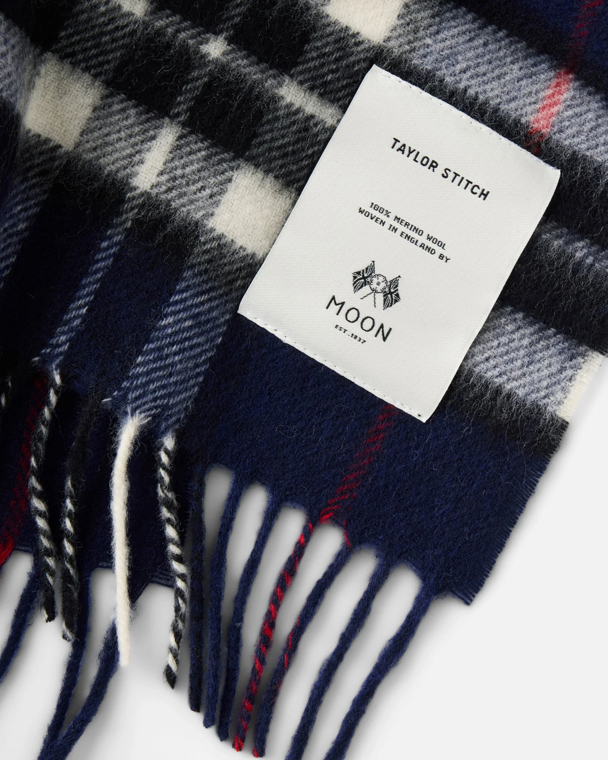 Taylor Stitch - The Fireside Scarf in Eddy Plaid