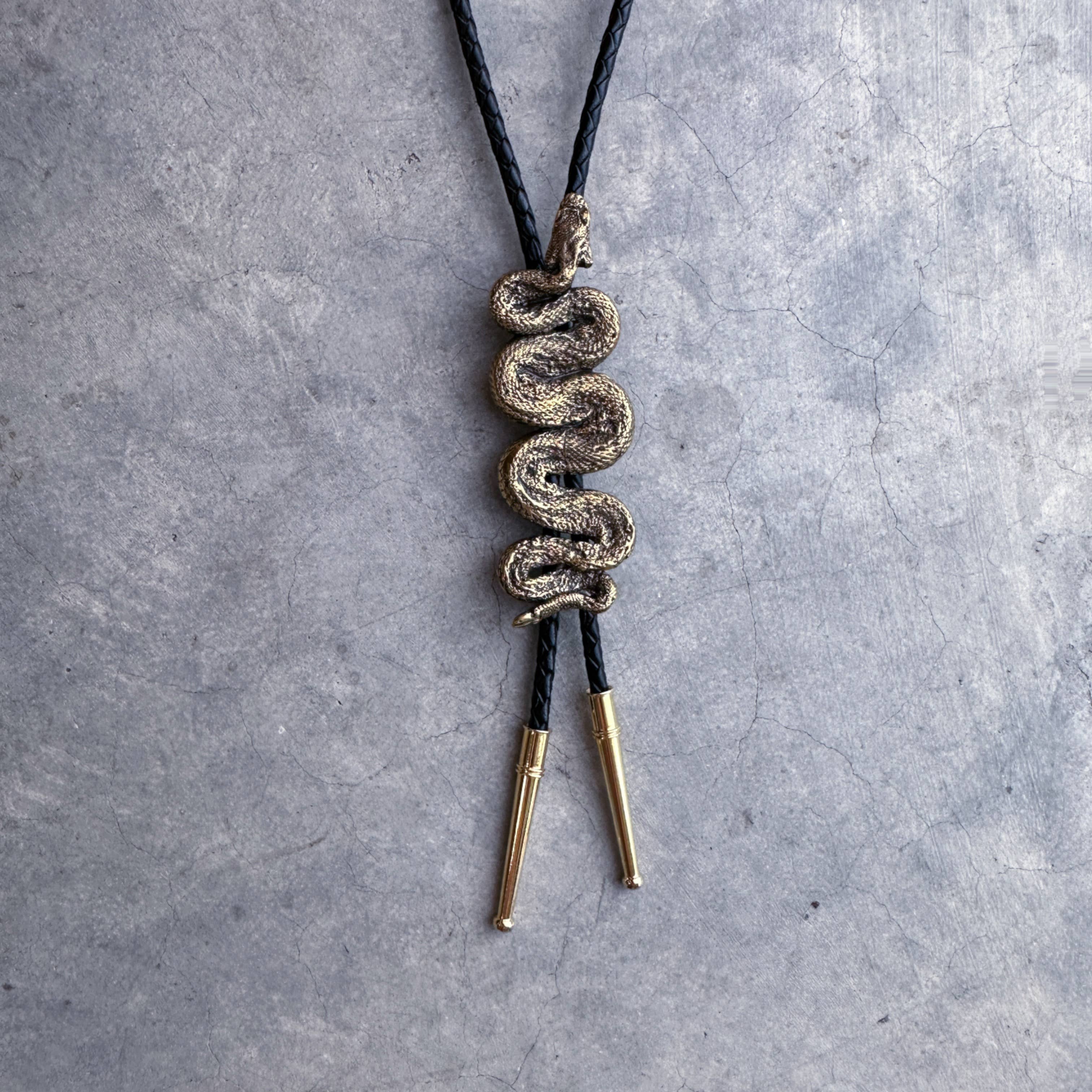 Rattlesnake Bolo Tie