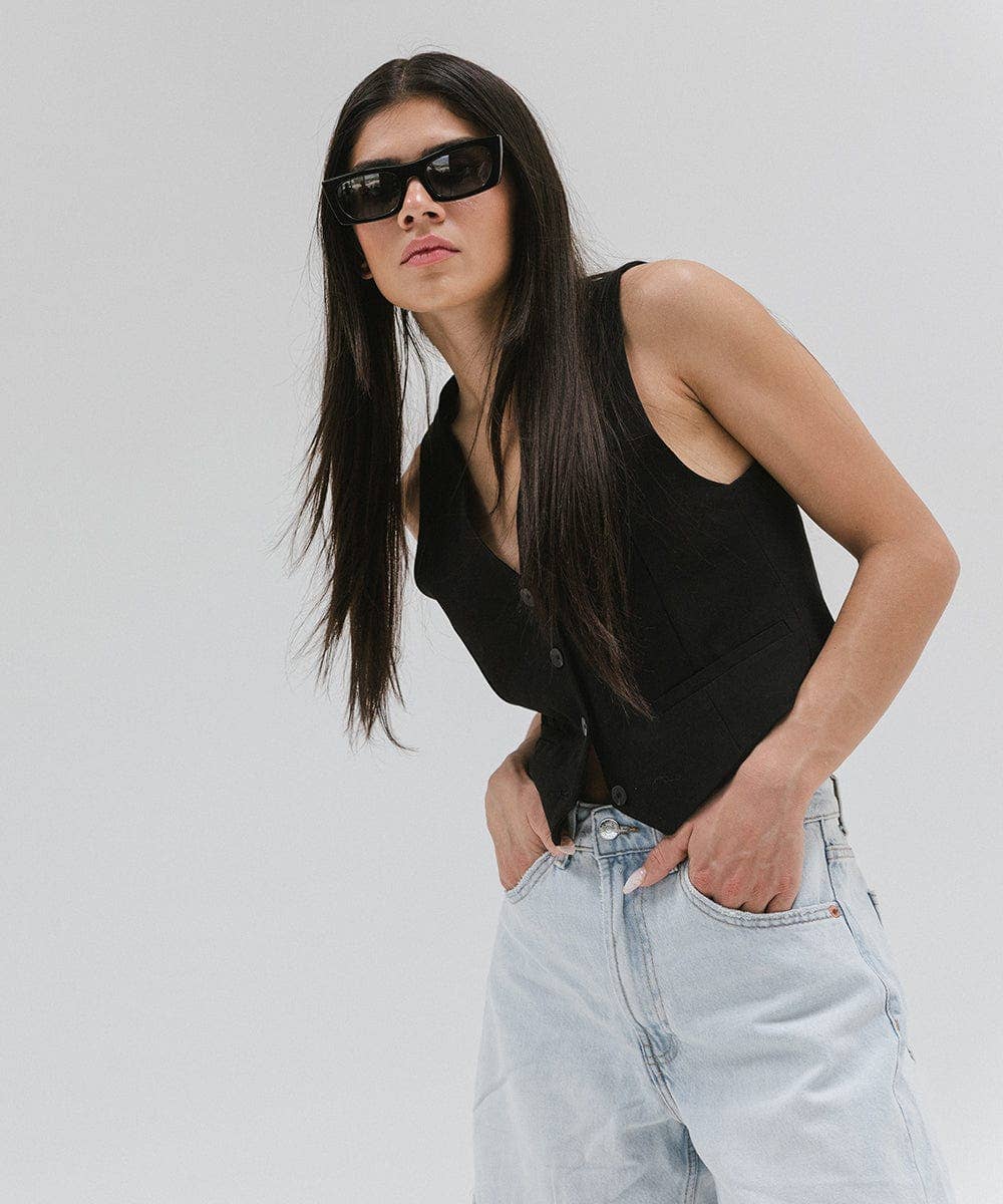Jackie Rectangle Sunglasses
