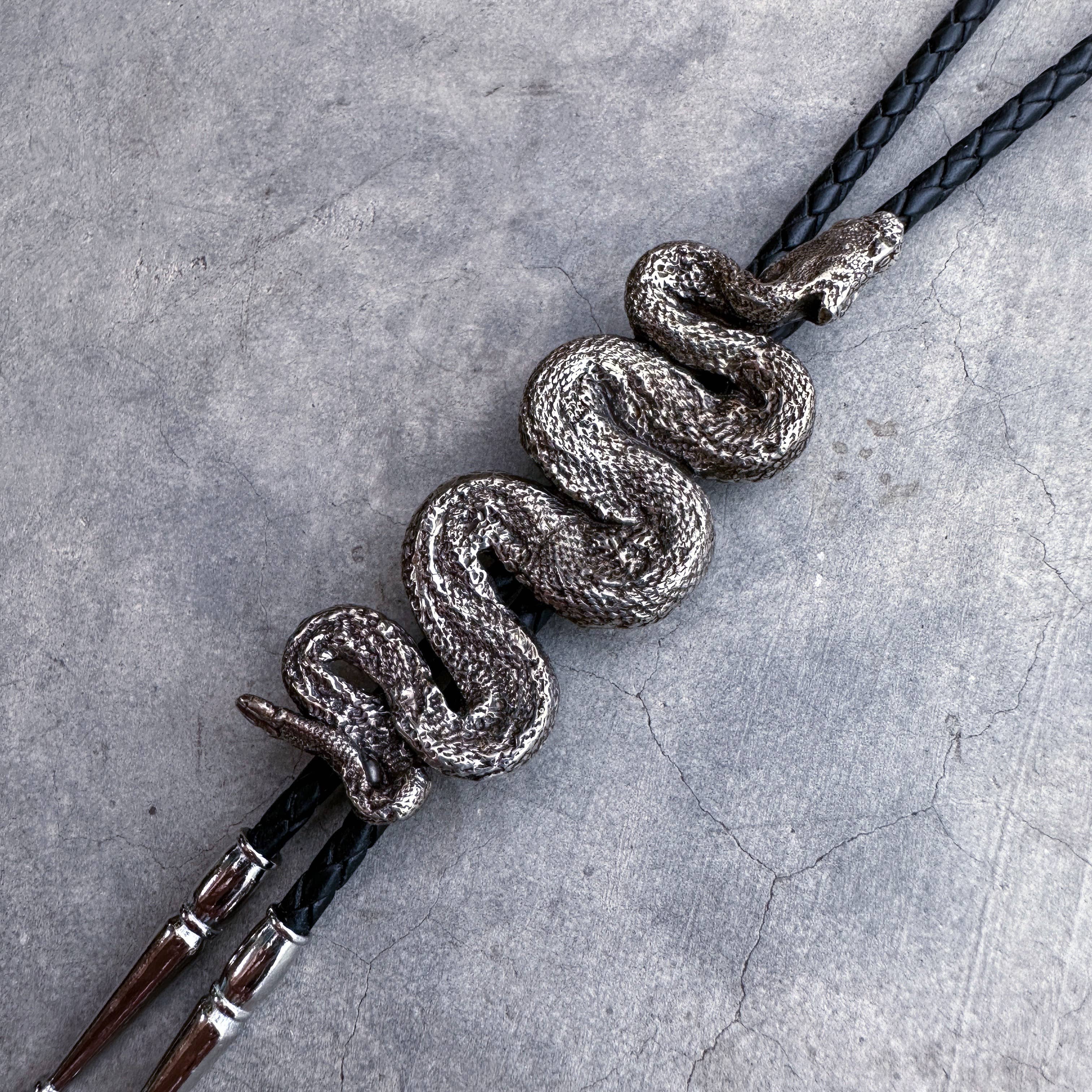 Rattlesnake Bolo Tie