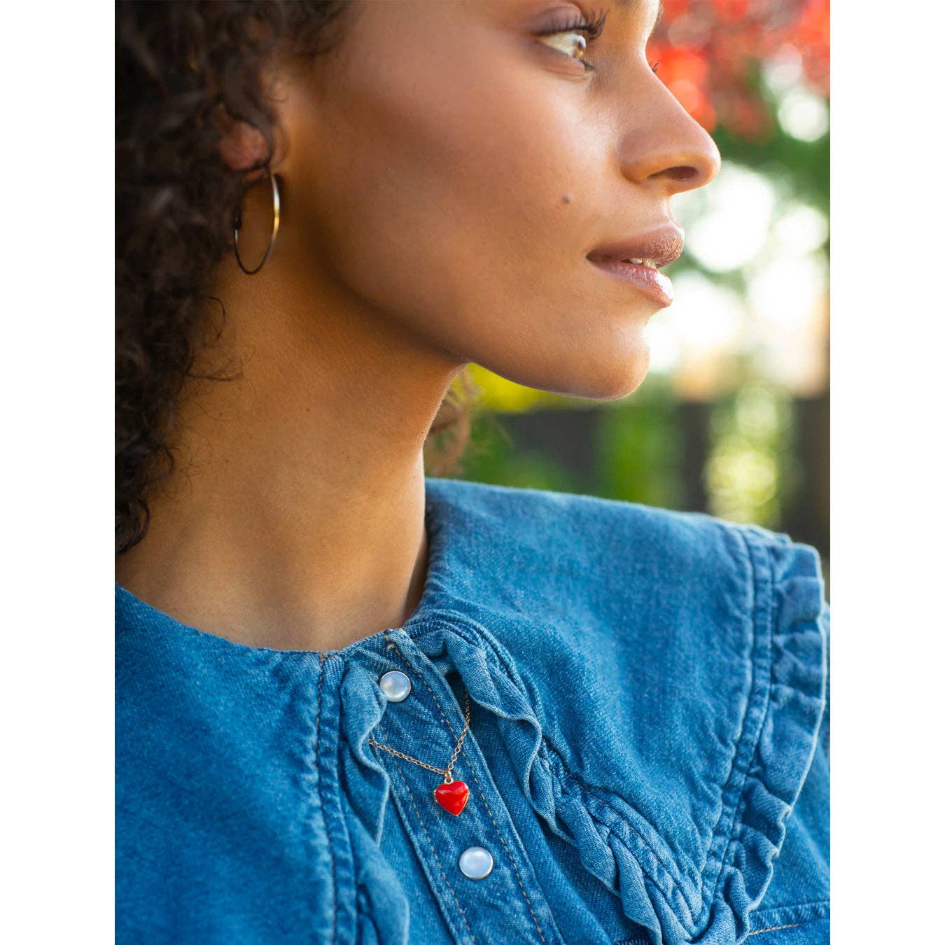 Enamel Heart Locket 18K Gold Vermeil | Sterling Silver Charm Gold Filled | Sterling Silver Chain Multiple Colors 16-18 Inches Nickel Free Ships from CA Holds a Small Photo