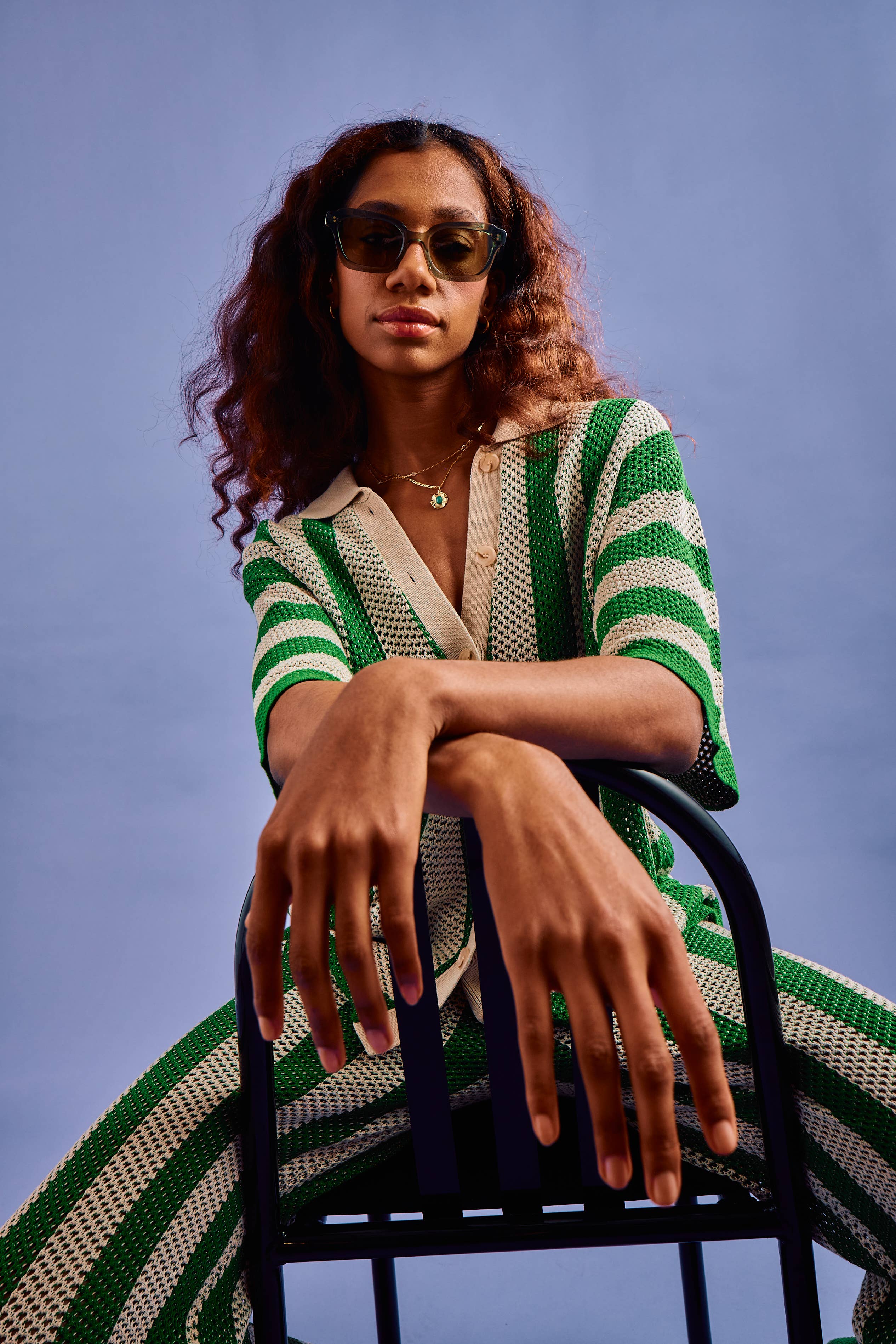 SARDINE - Demi - Verde Palma Sunglasses