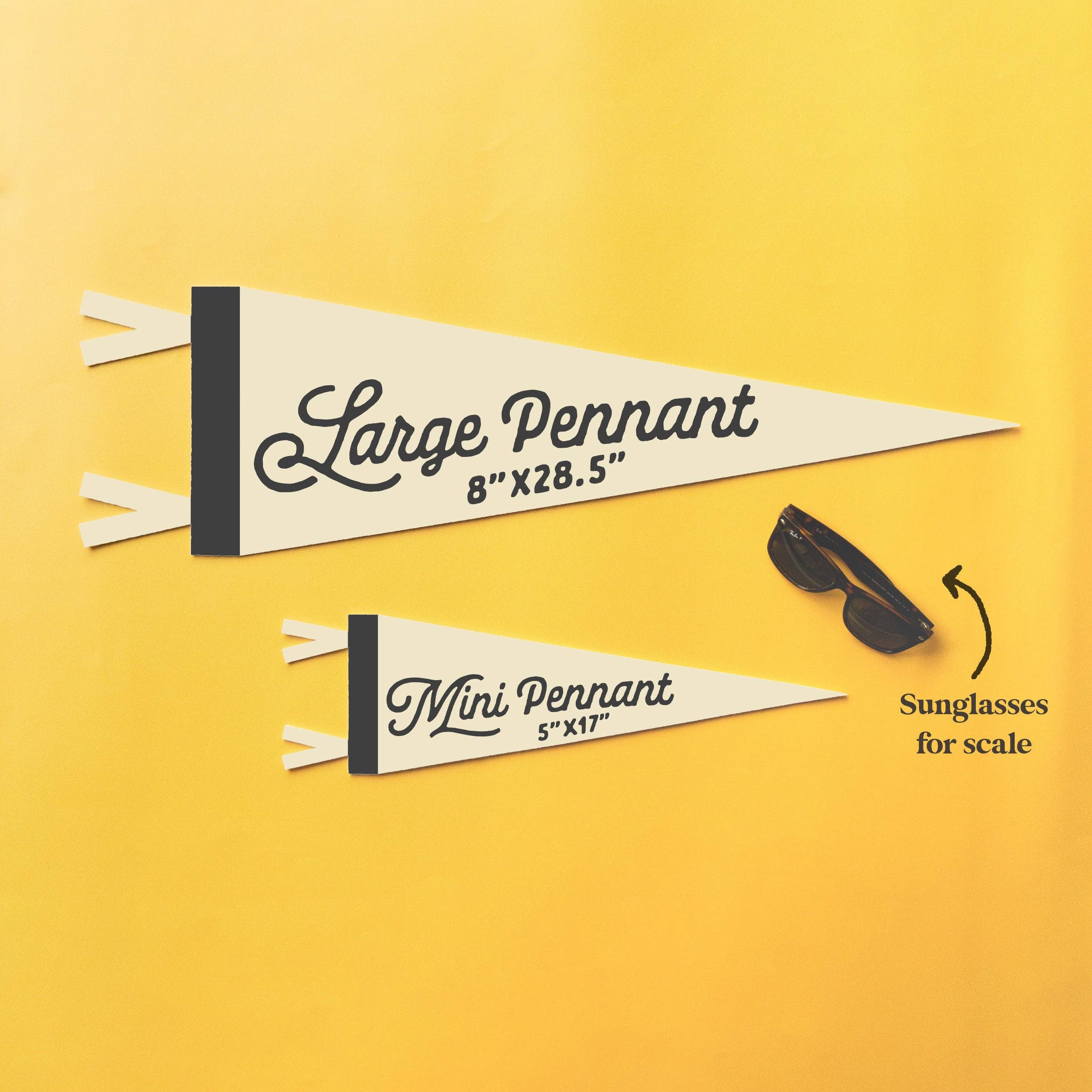 To The Moon Felt Pennant - Bold Vintage