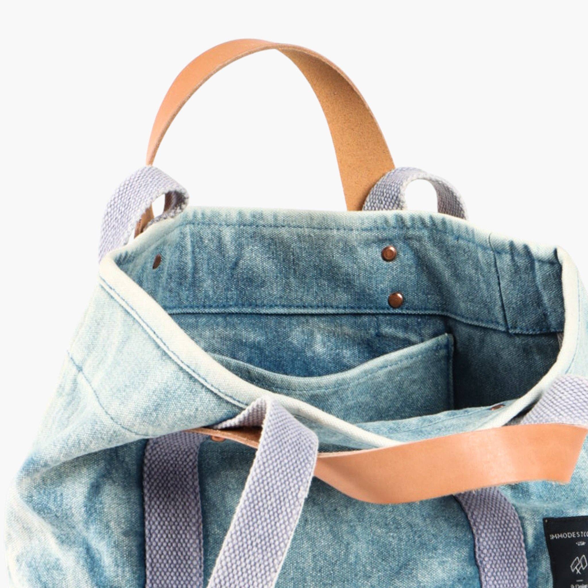 IMMODEST COTTON- Lunch Tote | Acid Wash