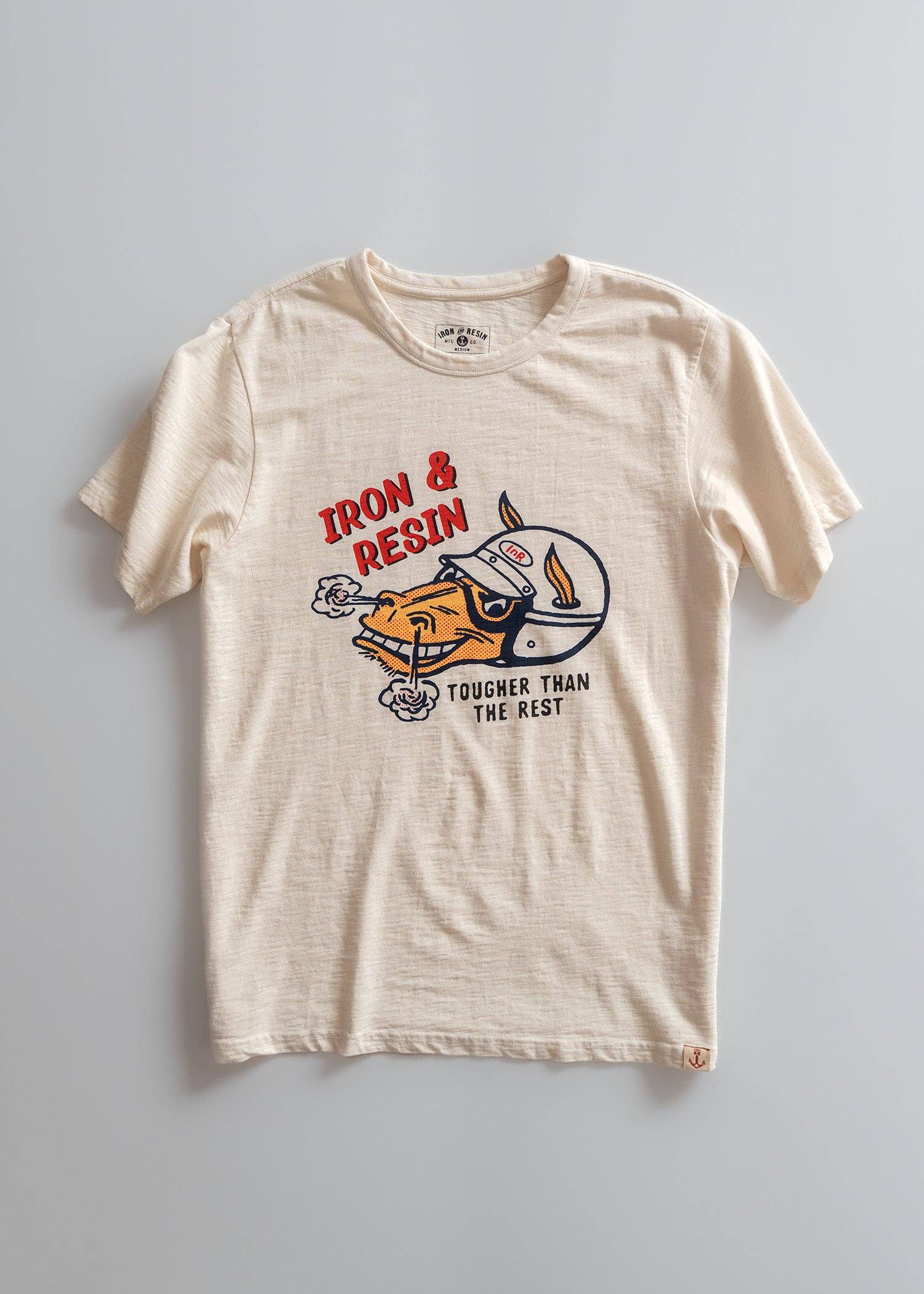 Iron & Resin- Tougher Than The Rest Tee in Natural