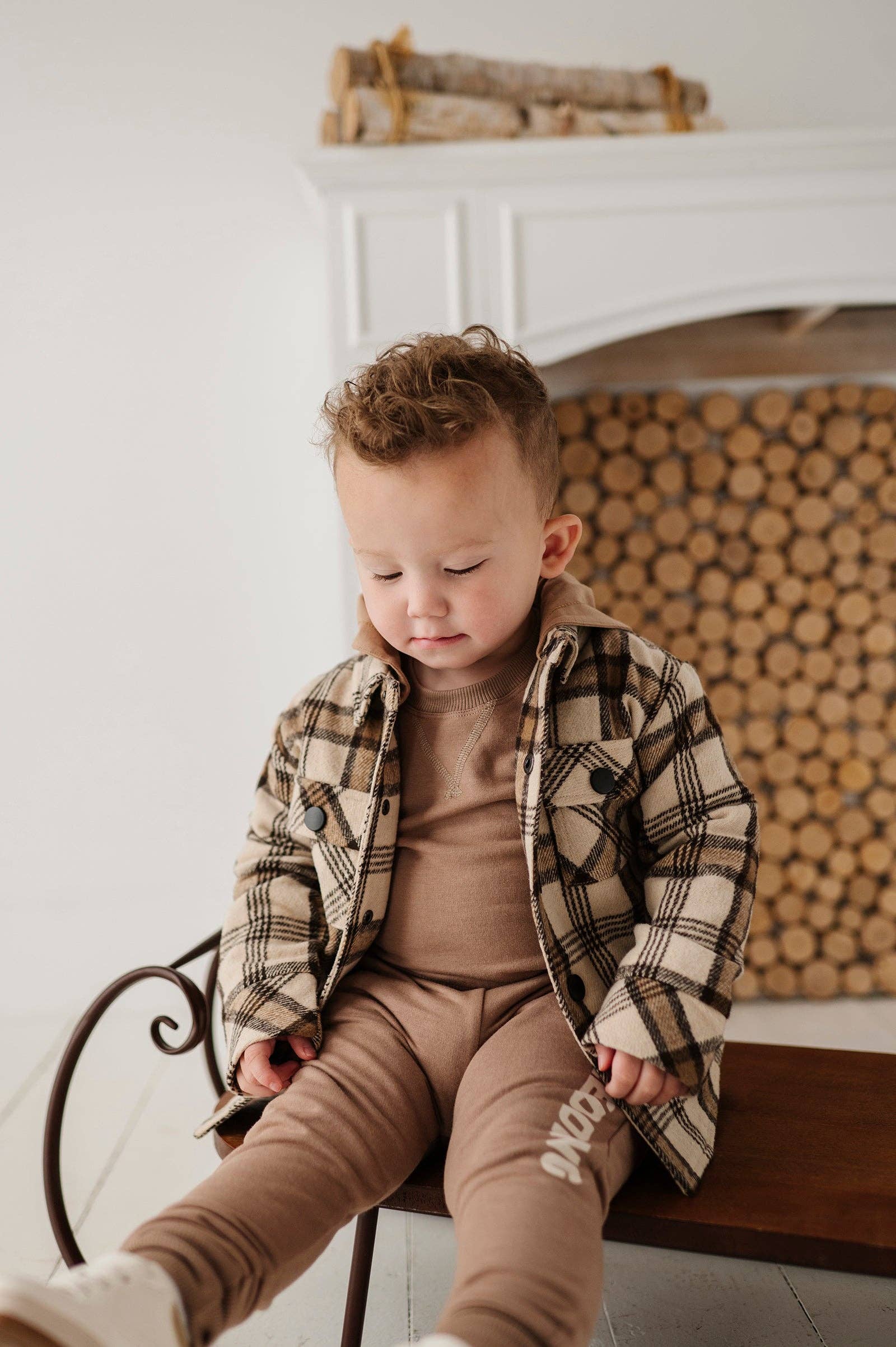 Baby/Kids Hooded Shacket Fall Winter