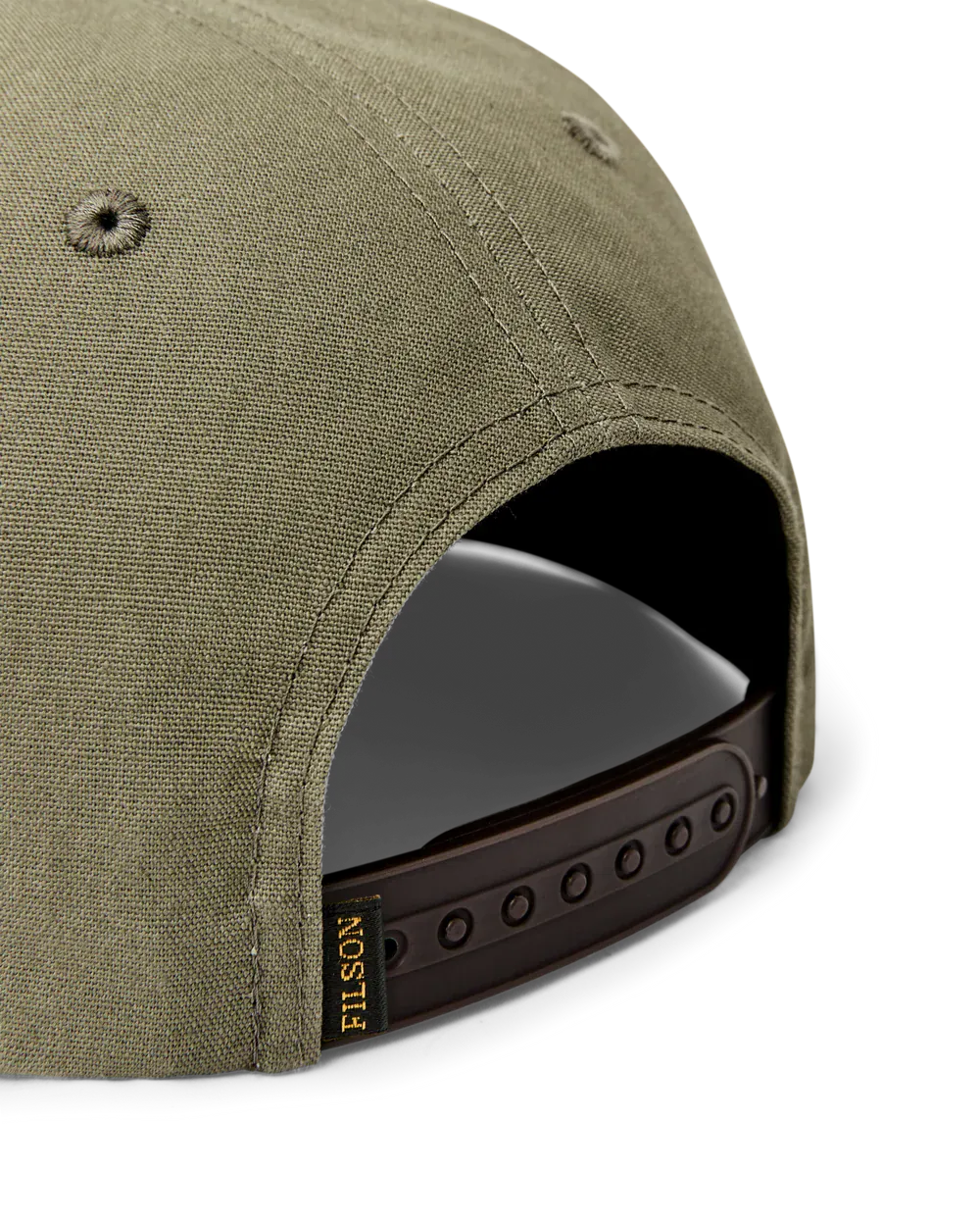 Stencil Graphic Trucker Cap in Olive